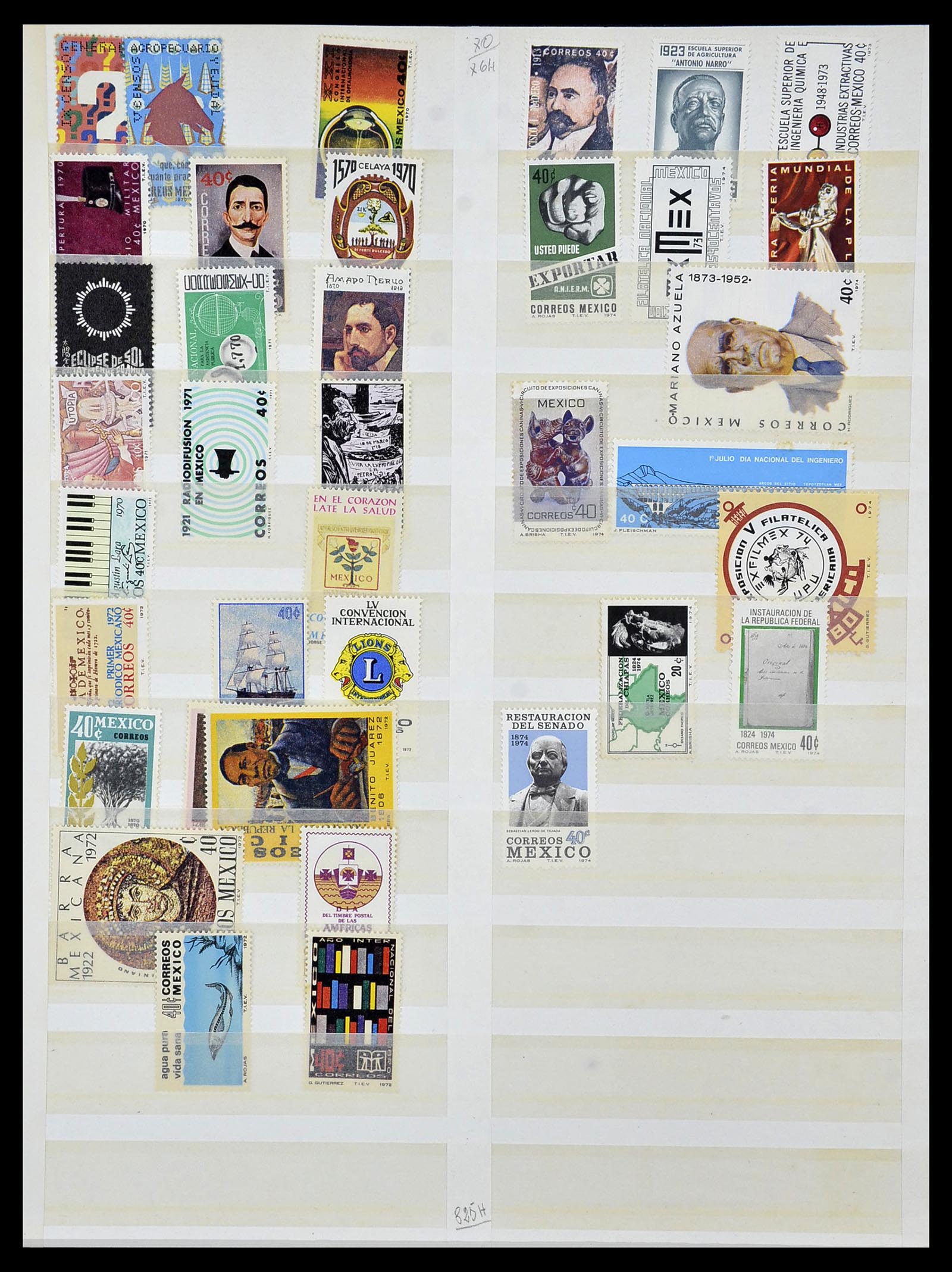 34136 048 - Postzegelverzameling 34136 Zuid Amerika.