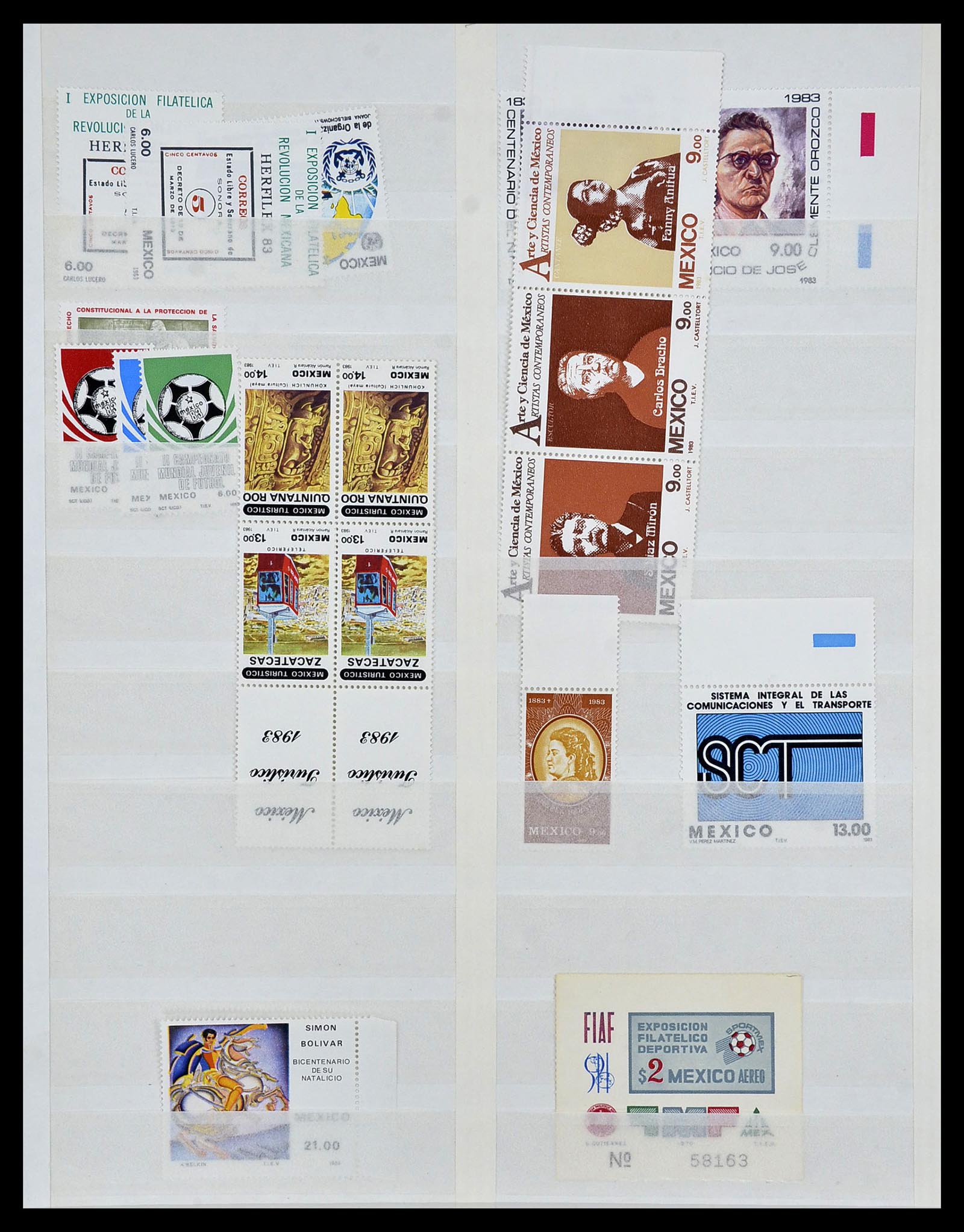 34136 051 - Postzegelverzameling 34136 Zuid Amerika.