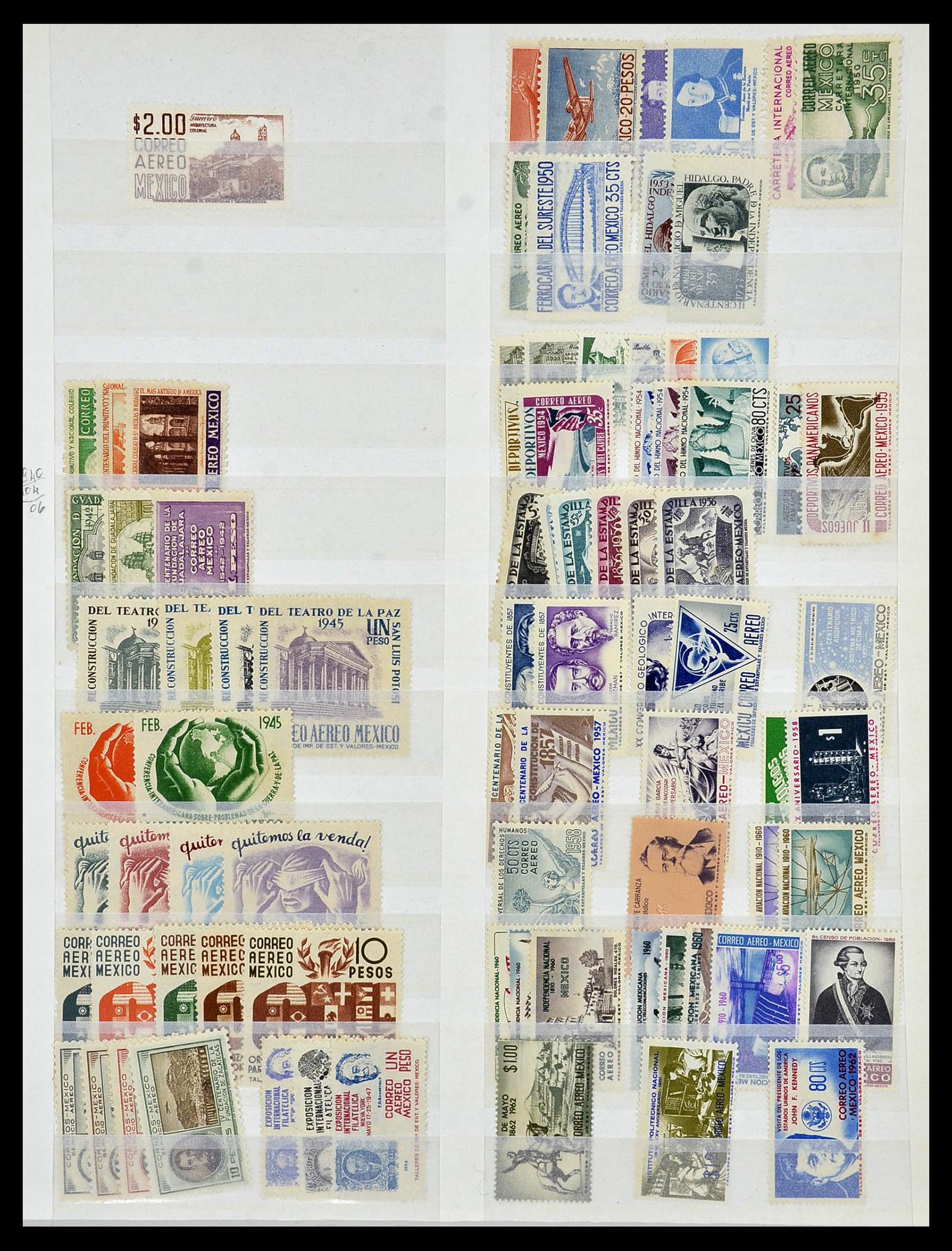 34136 052 - Postzegelverzameling 34136 Zuid Amerika.