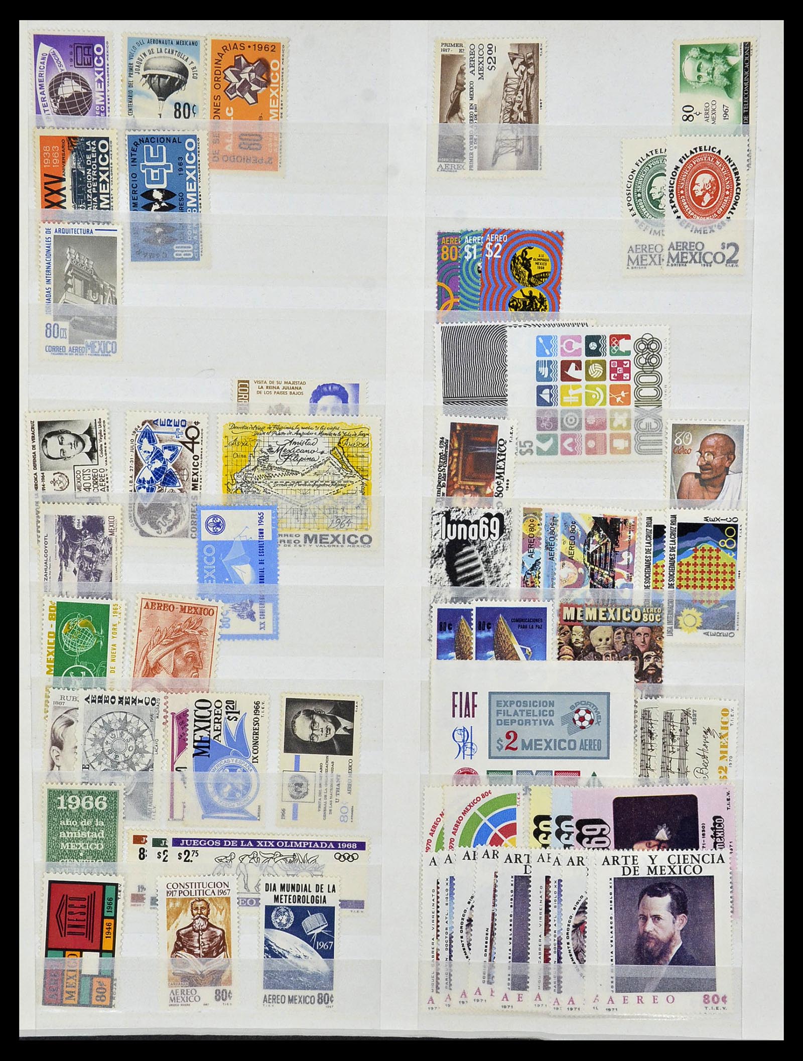 34136 053 - Postzegelverzameling 34136 Zuid Amerika.