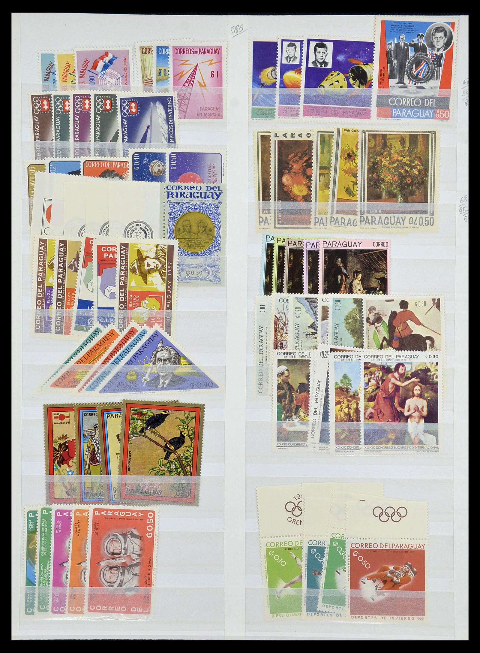 34136 058 - Postzegelverzameling 34136 Zuid Amerika.