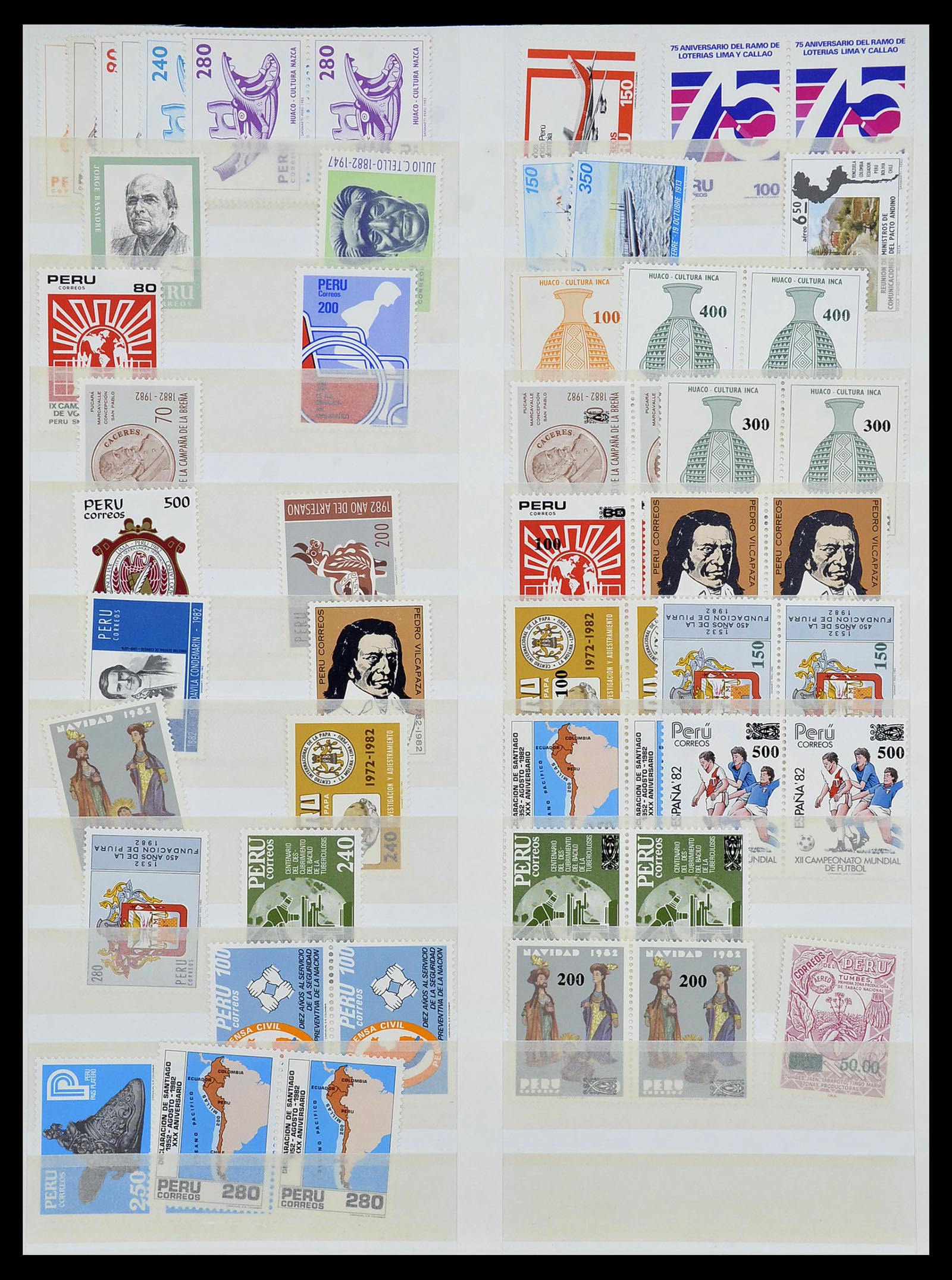 34136 063 - Postzegelverzameling 34136 Zuid Amerika.