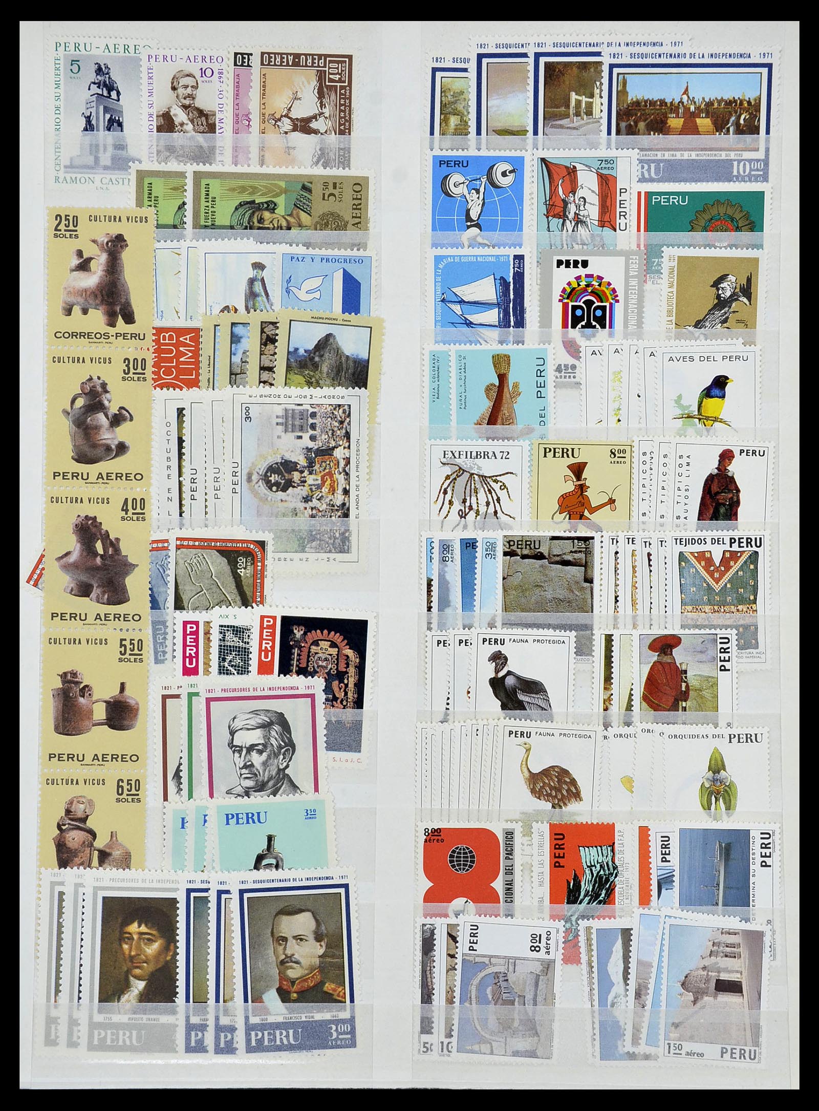 34136 064 - Postzegelverzameling 34136 Zuid Amerika.