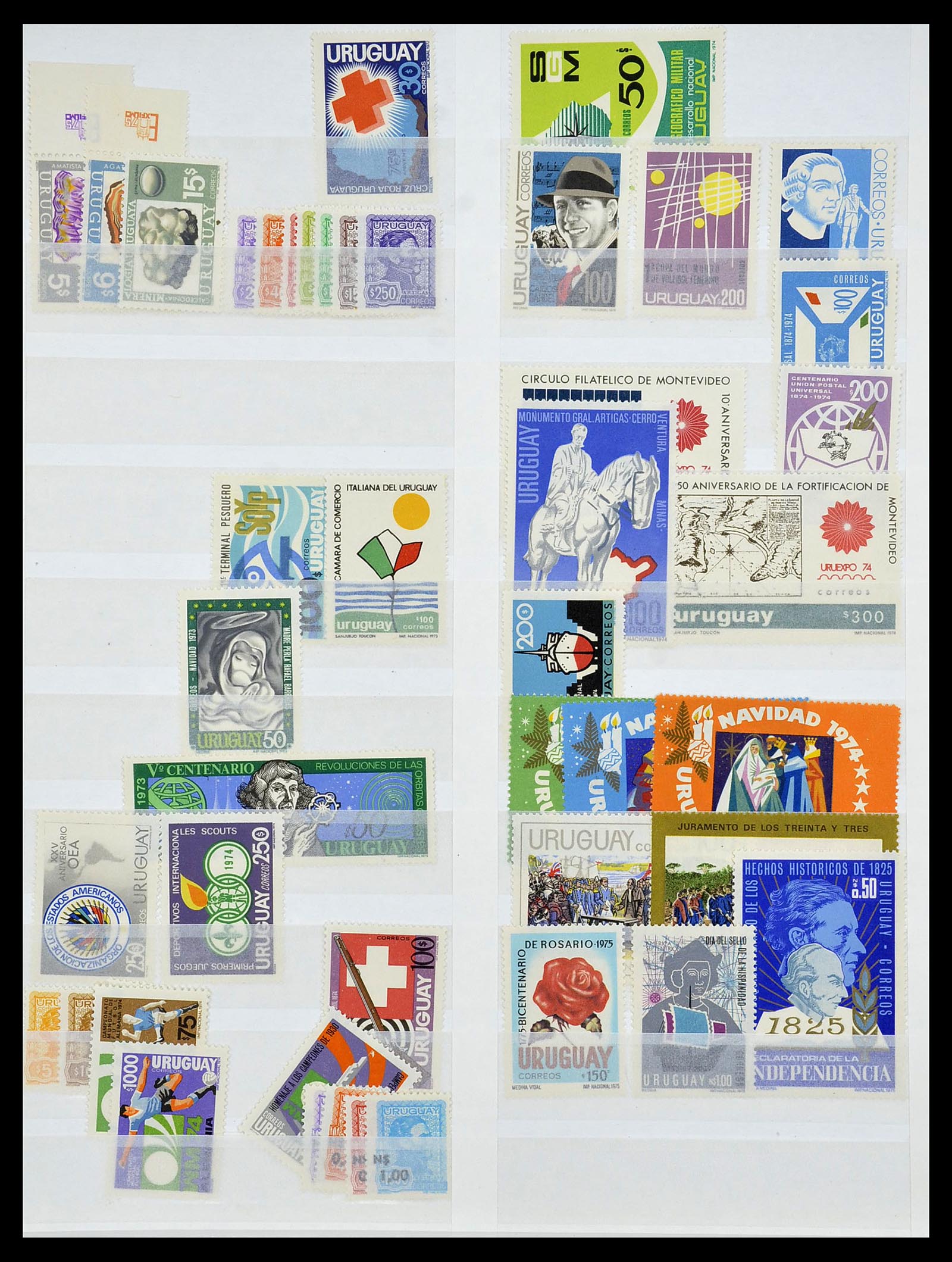 34136 067 - Stamp collection 34136 South America.