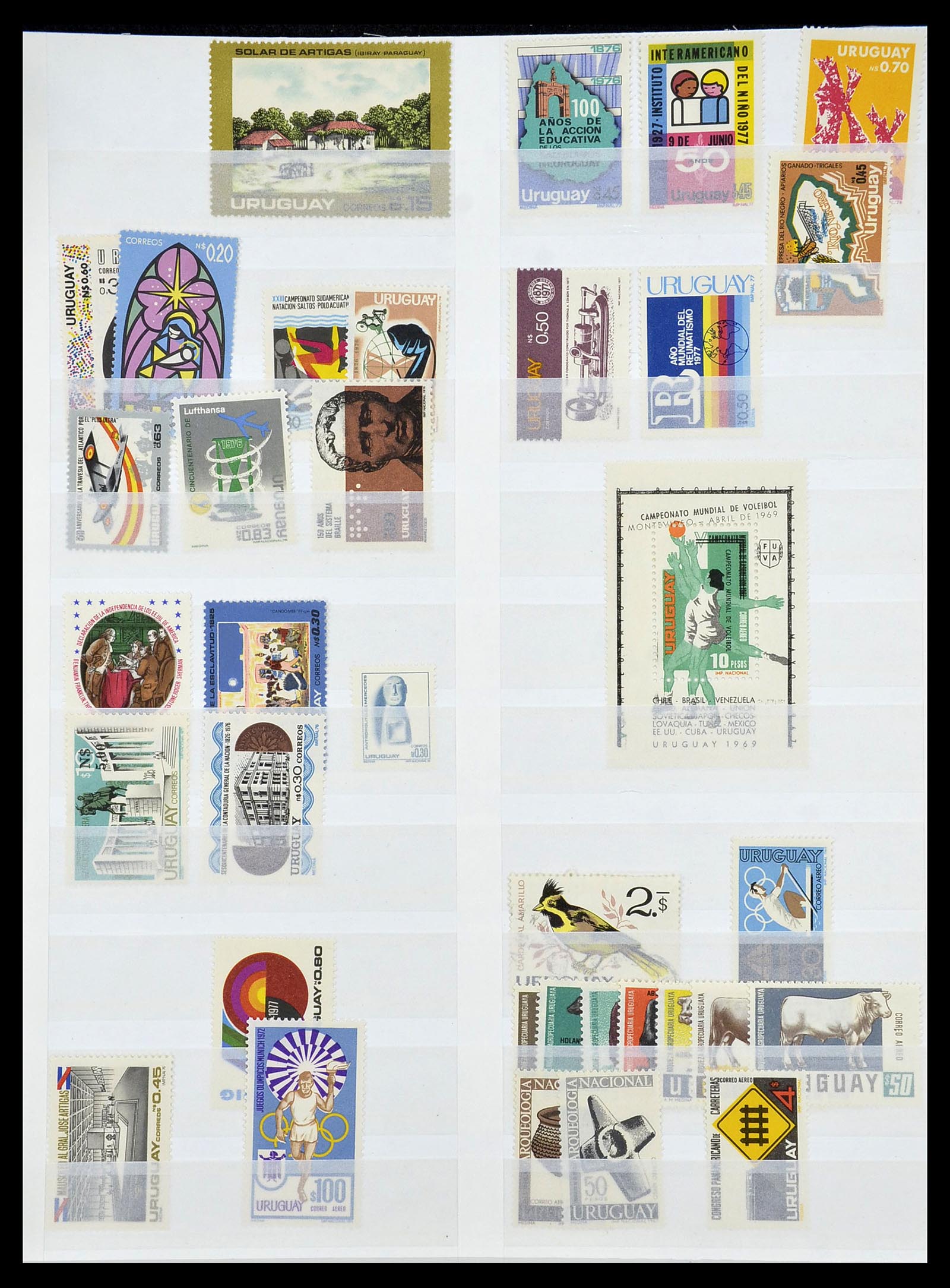 34136 068 - Postzegelverzameling 34136 Zuid Amerika.