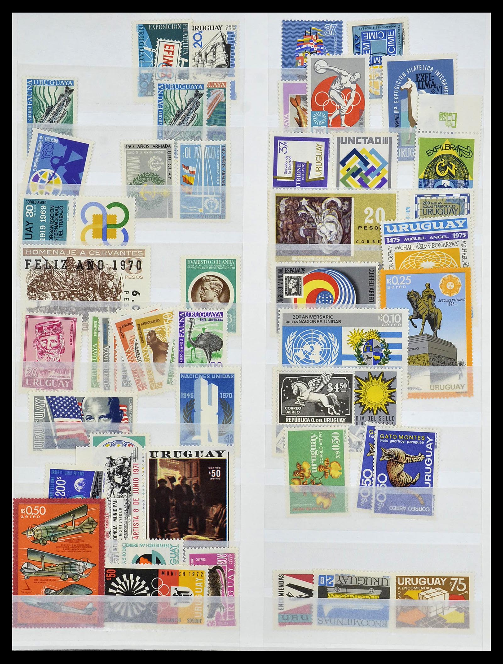 34136 069 - Postzegelverzameling 34136 Zuid Amerika.