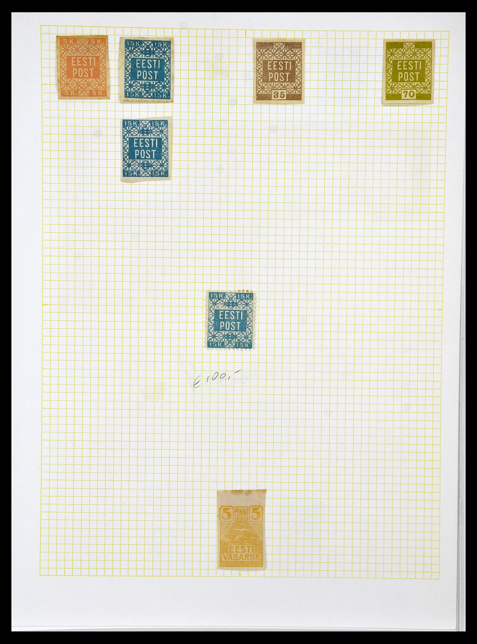 34139 001 - Postzegelverzameling 34139 Estland 1918-2002.