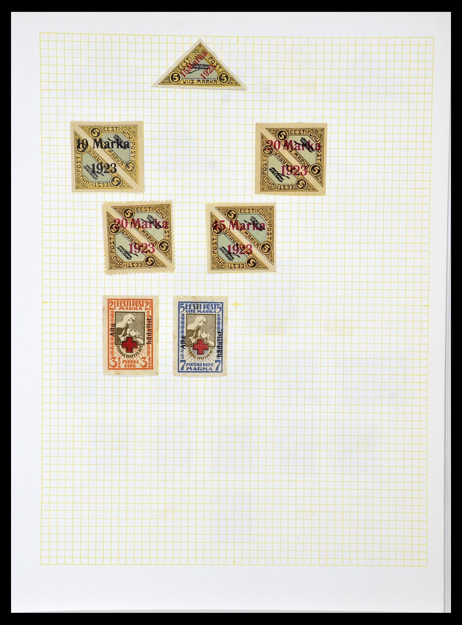 34139 007 - Postzegelverzameling 34139 Estland 1918-2002.