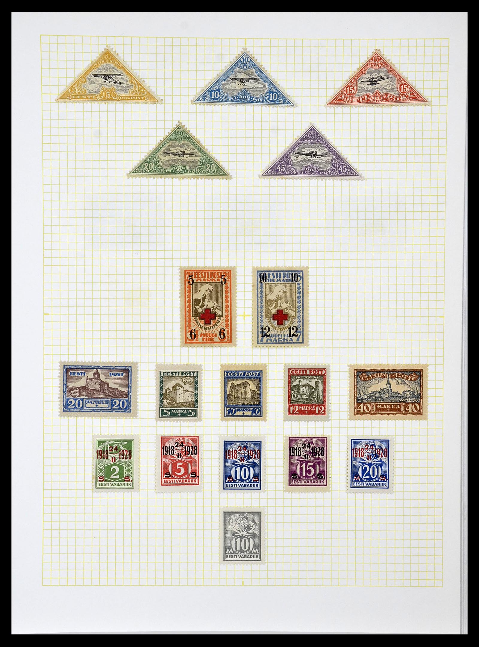 34139 008 - Postzegelverzameling 34139 Estland 1918-2002.