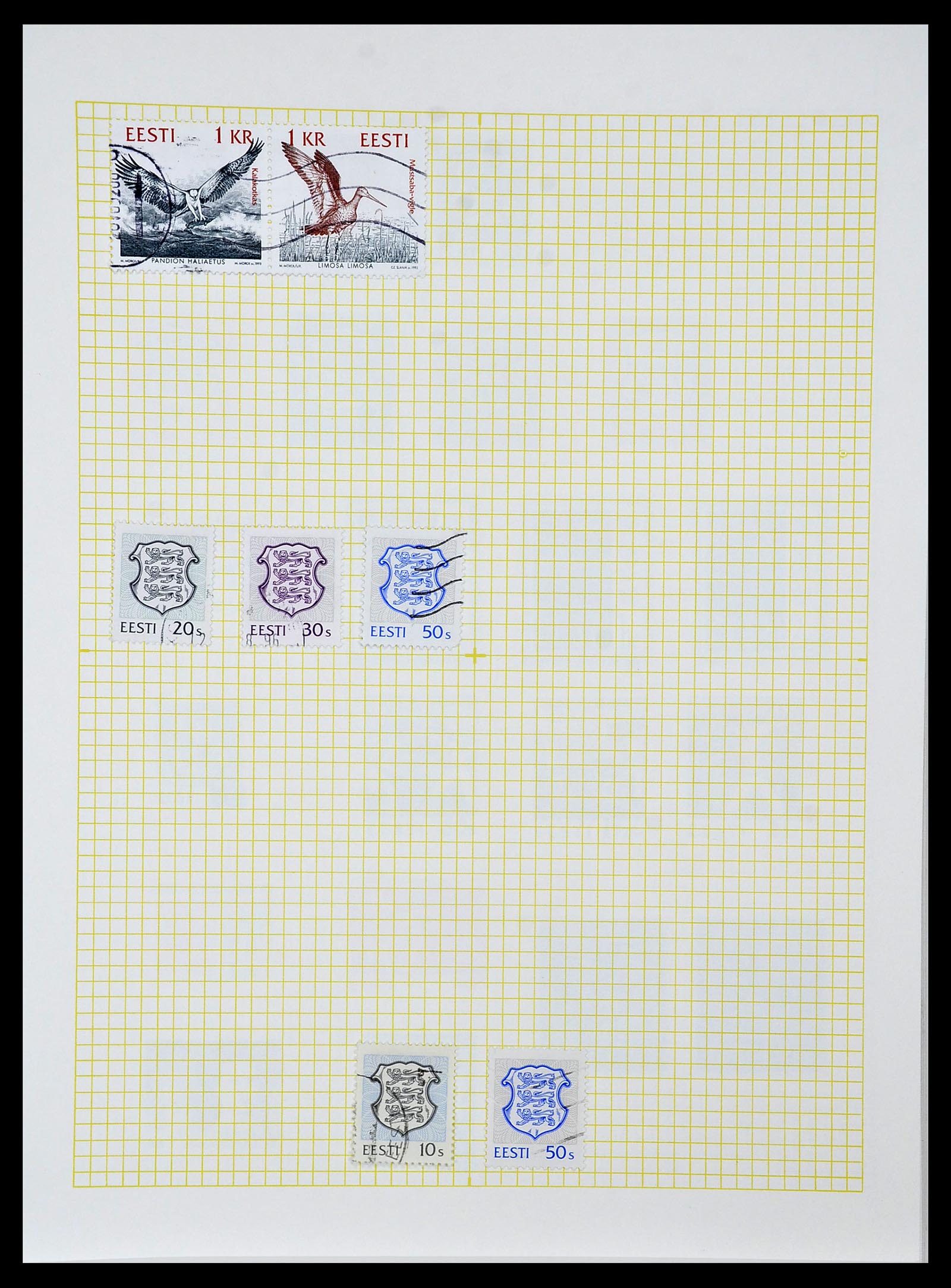34139 024 - Postzegelverzameling 34139 Estland 1918-2002.