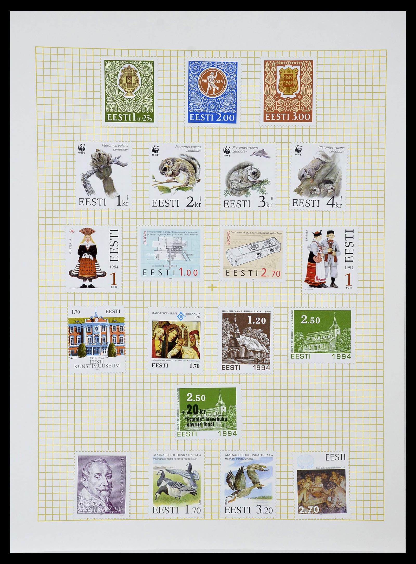 34139 029 - Postzegelverzameling 34139 Estland 1918-2002.