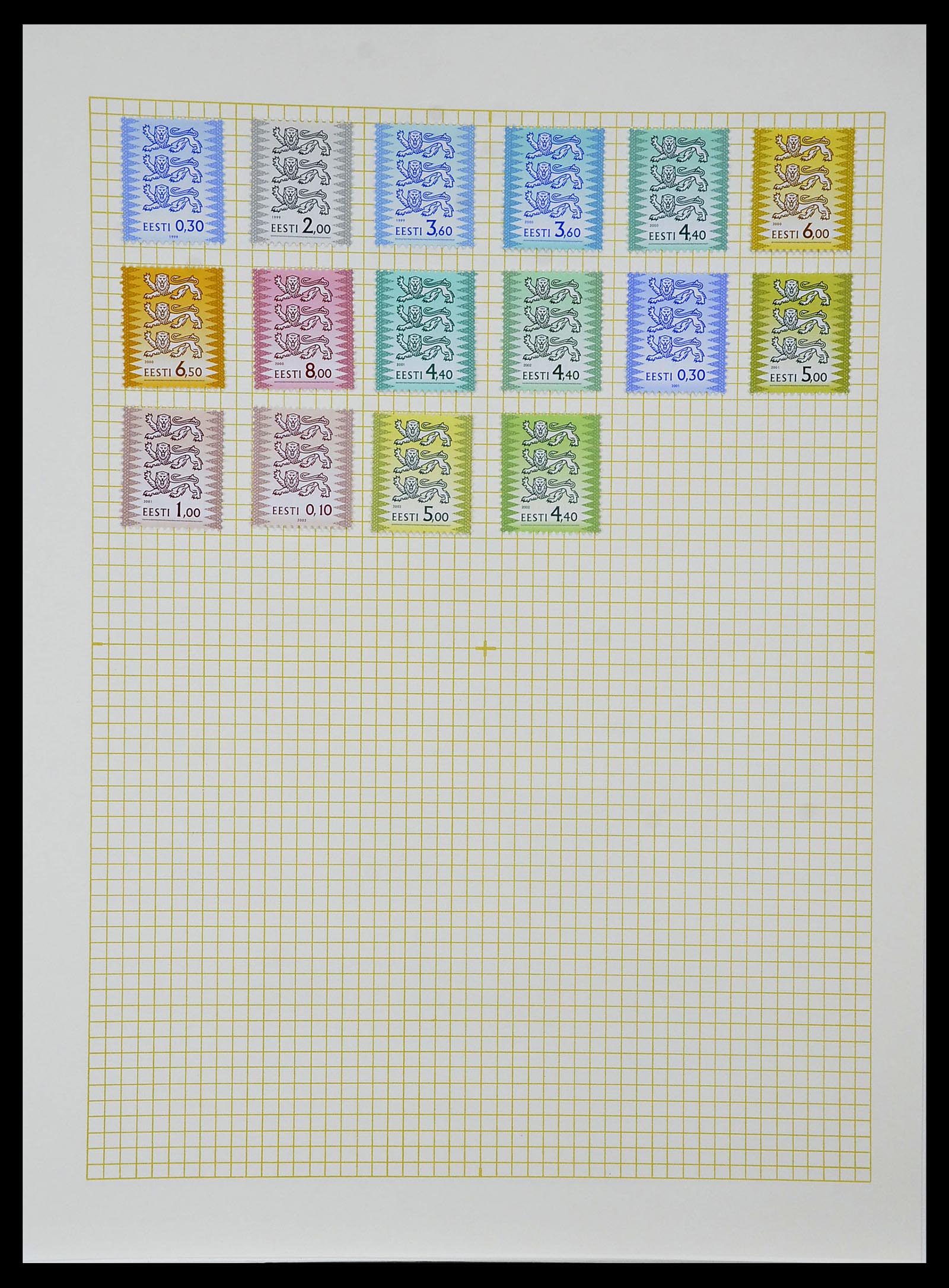34139 039 - Postzegelverzameling 34139 Estland 1918-2002.