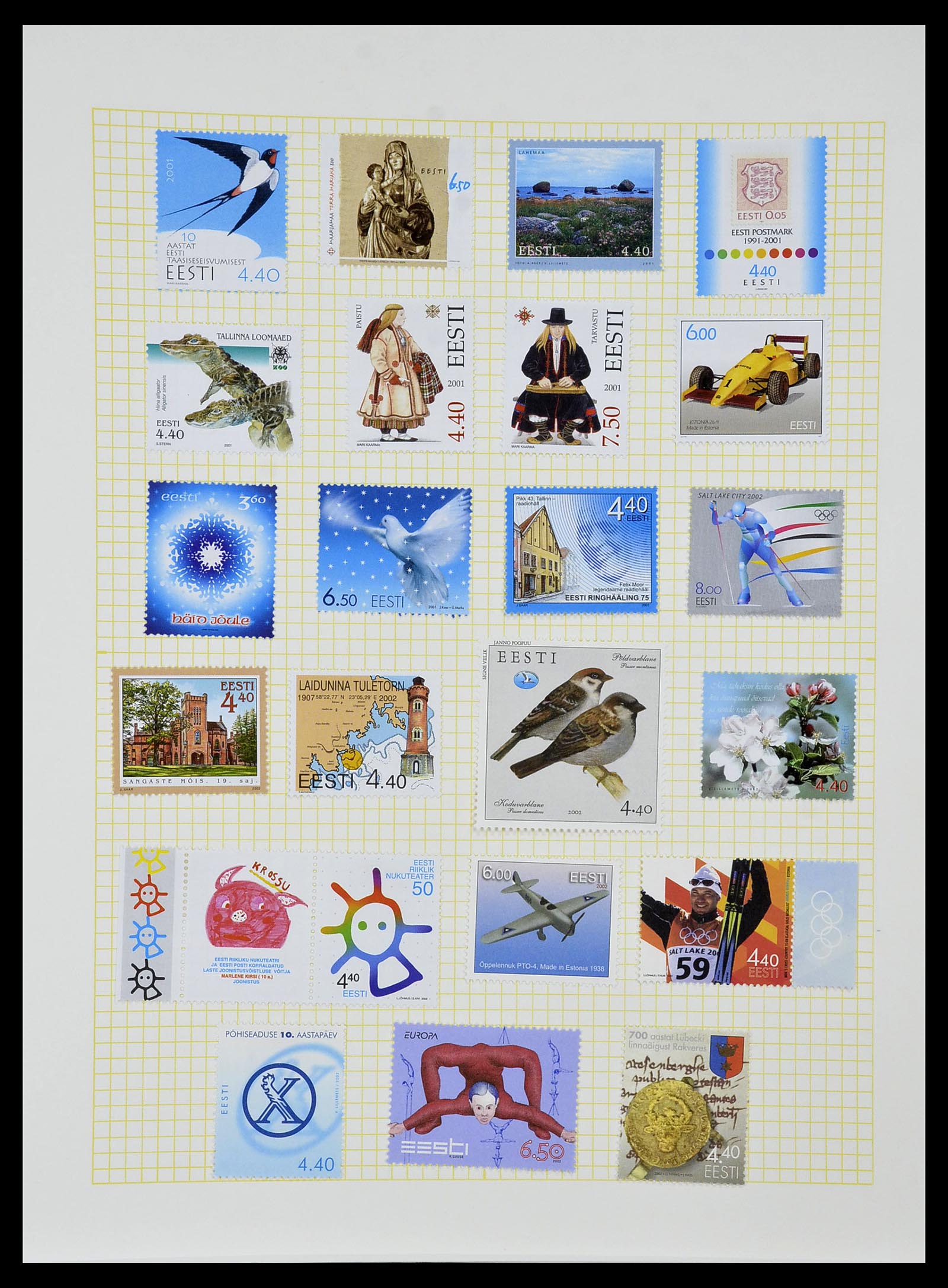 34139 045 - Postzegelverzameling 34139 Estland 1918-2002.