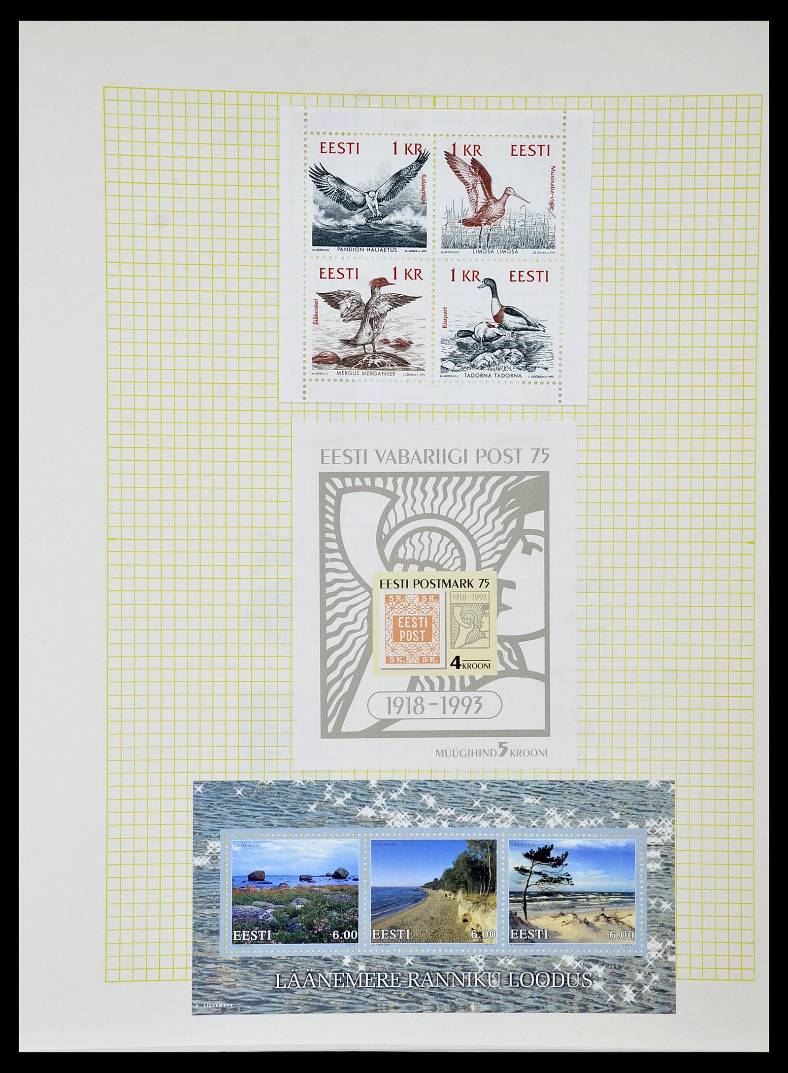 34139 048 - Postzegelverzameling 34139 Estland 1918-2002.