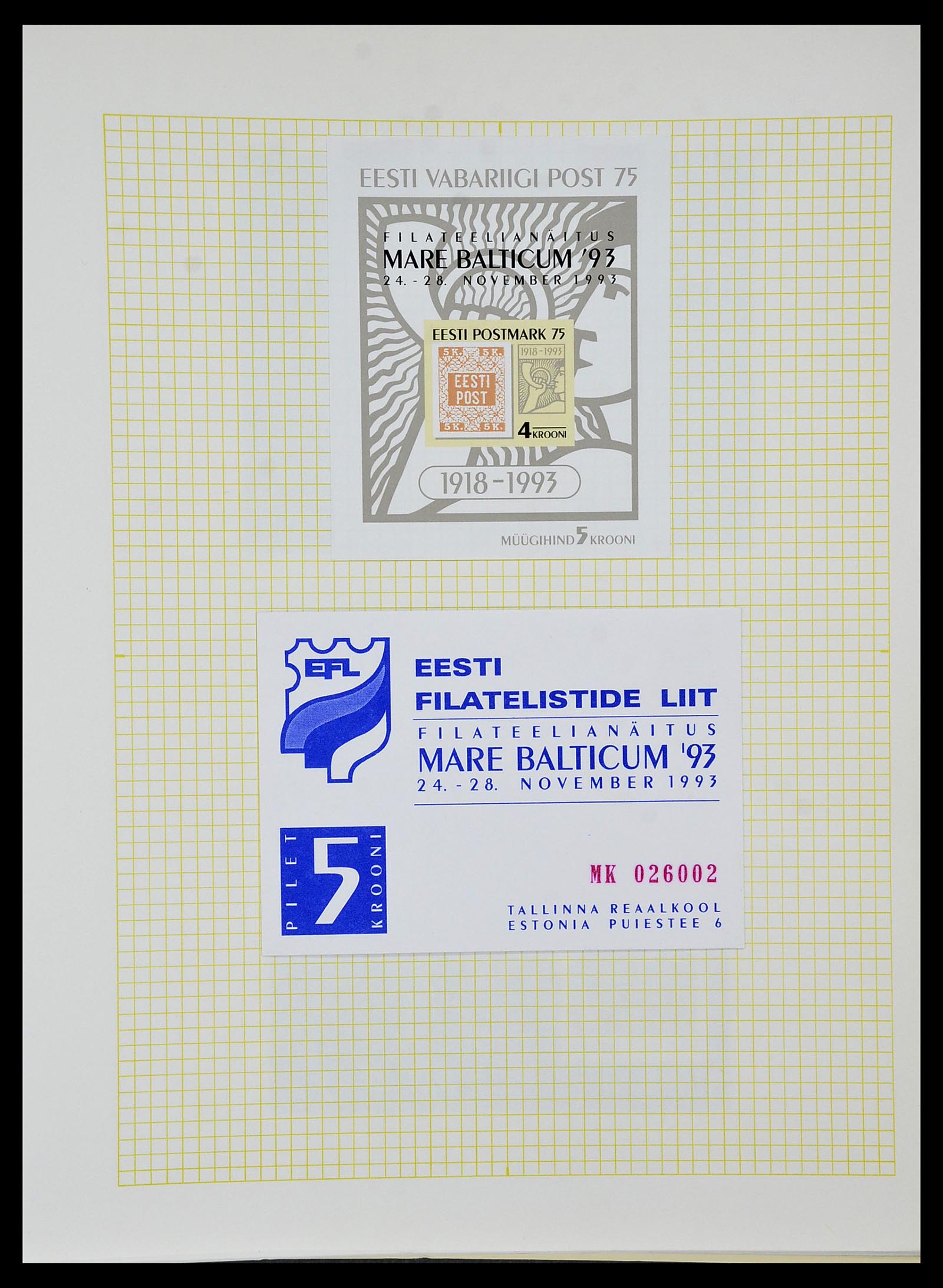 34139 049 - Postzegelverzameling 34139 Estland 1918-2002.