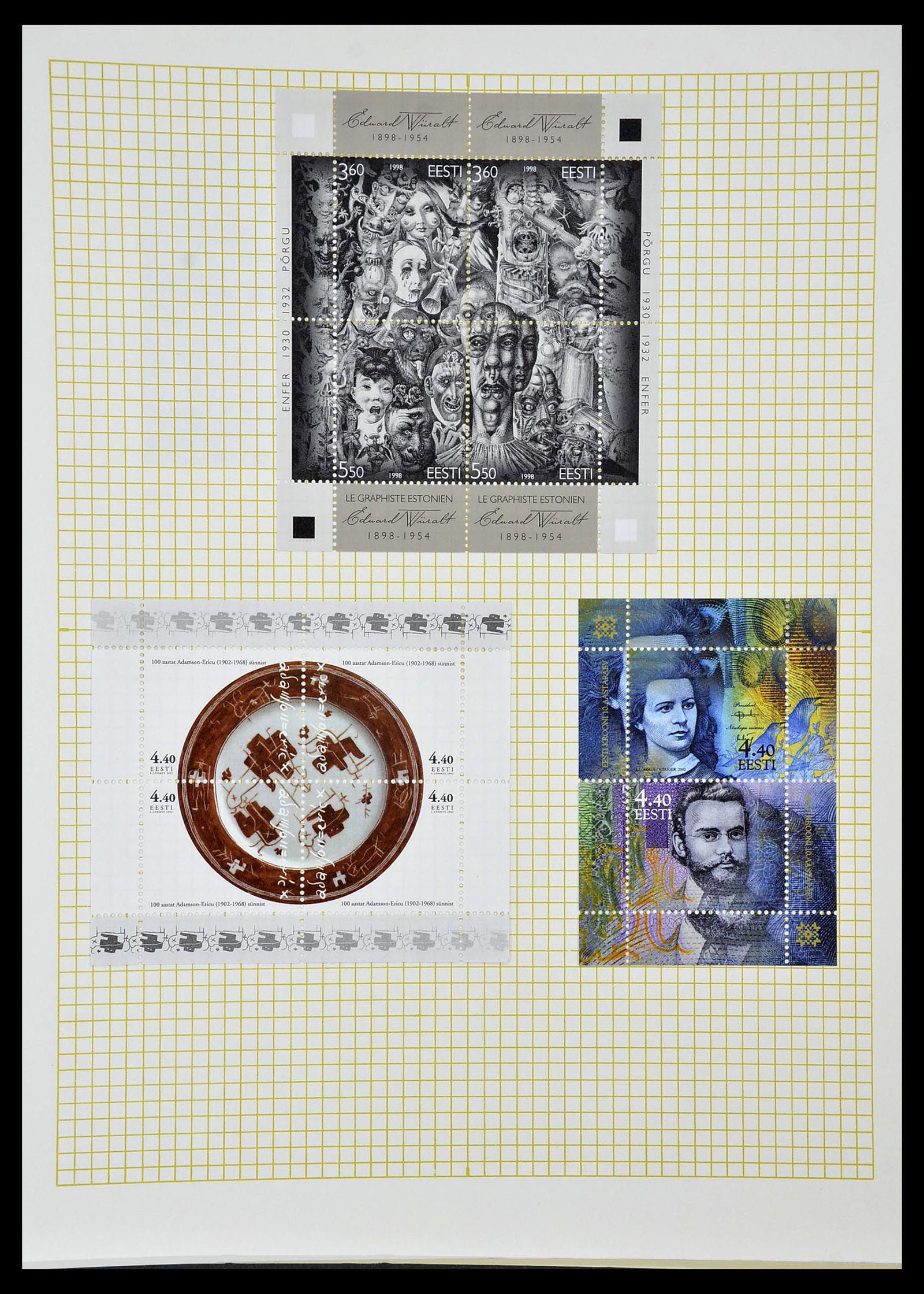 34139 053 - Postzegelverzameling 34139 Estland 1918-2002.