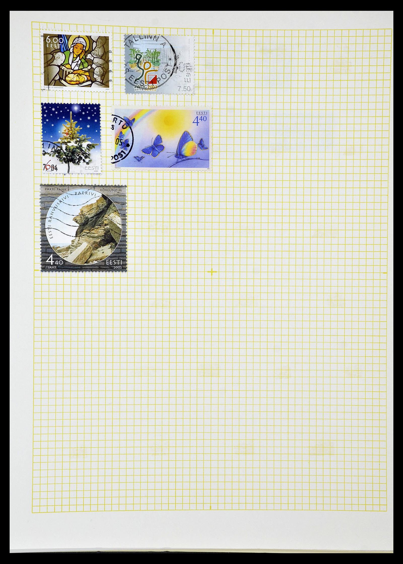 34139 056 - Postzegelverzameling 34139 Estland 1918-2002.