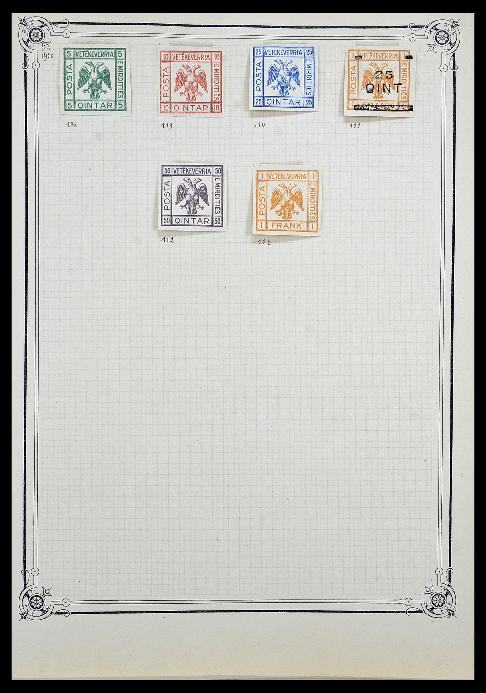 34140 0004 - Postzegelverzameling 34140 Wereld 1840-1930.