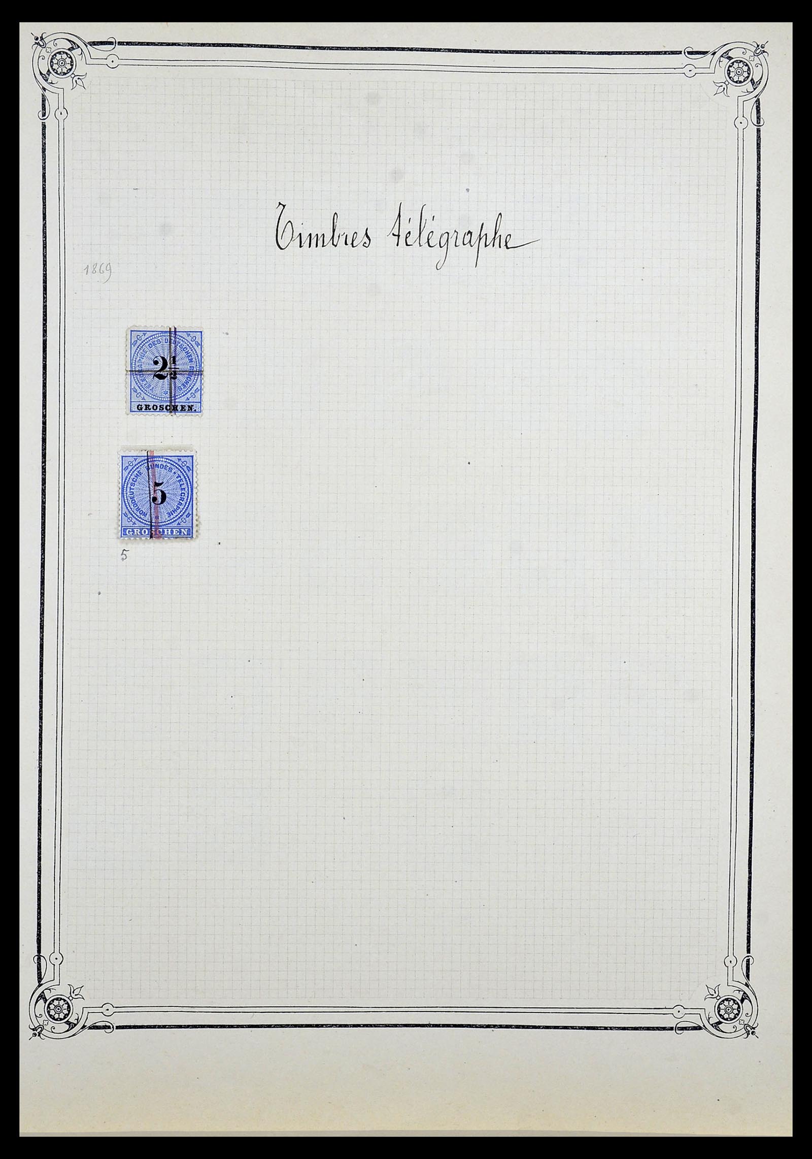34140 0009 - Postzegelverzameling 34140 Wereld 1840-1930.