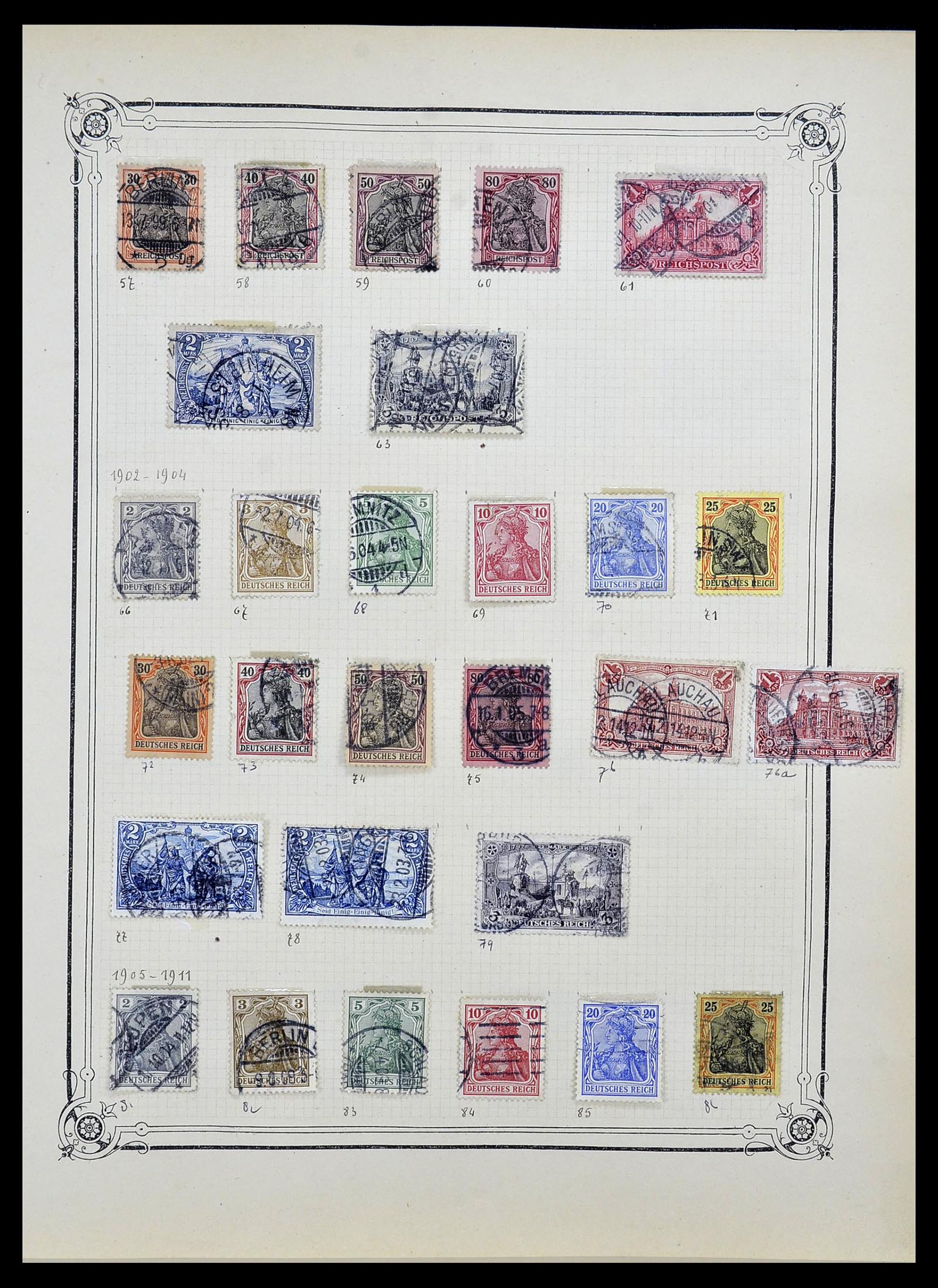 34140 0012 - Postzegelverzameling 34140 Wereld 1840-1930.