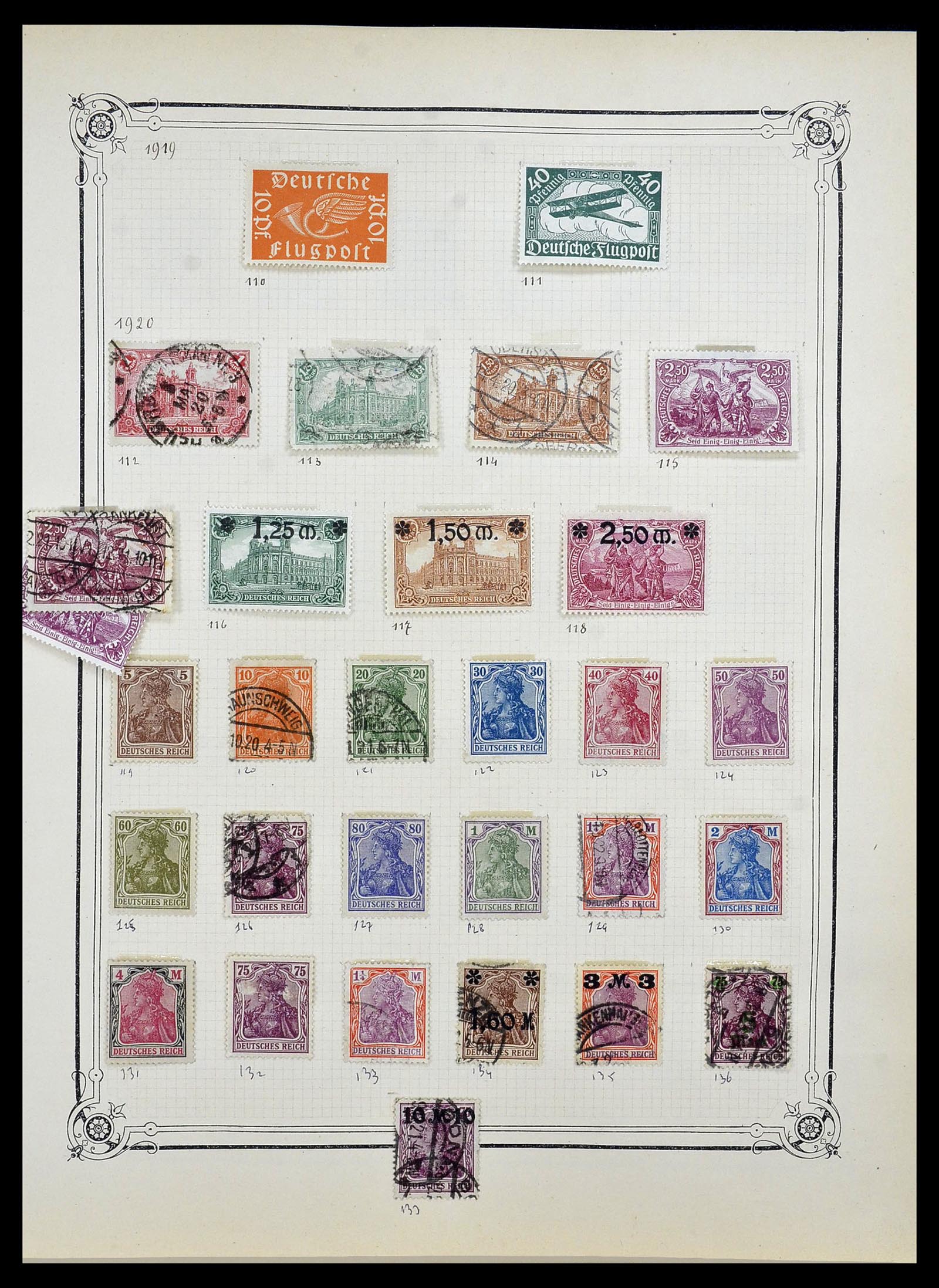 34140 0014 - Postzegelverzameling 34140 Wereld 1840-1930.