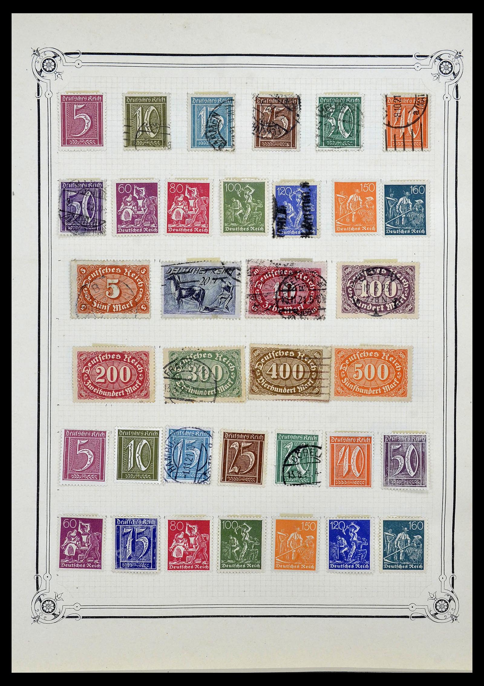 34140 0015 - Postzegelverzameling 34140 Wereld 1840-1930.