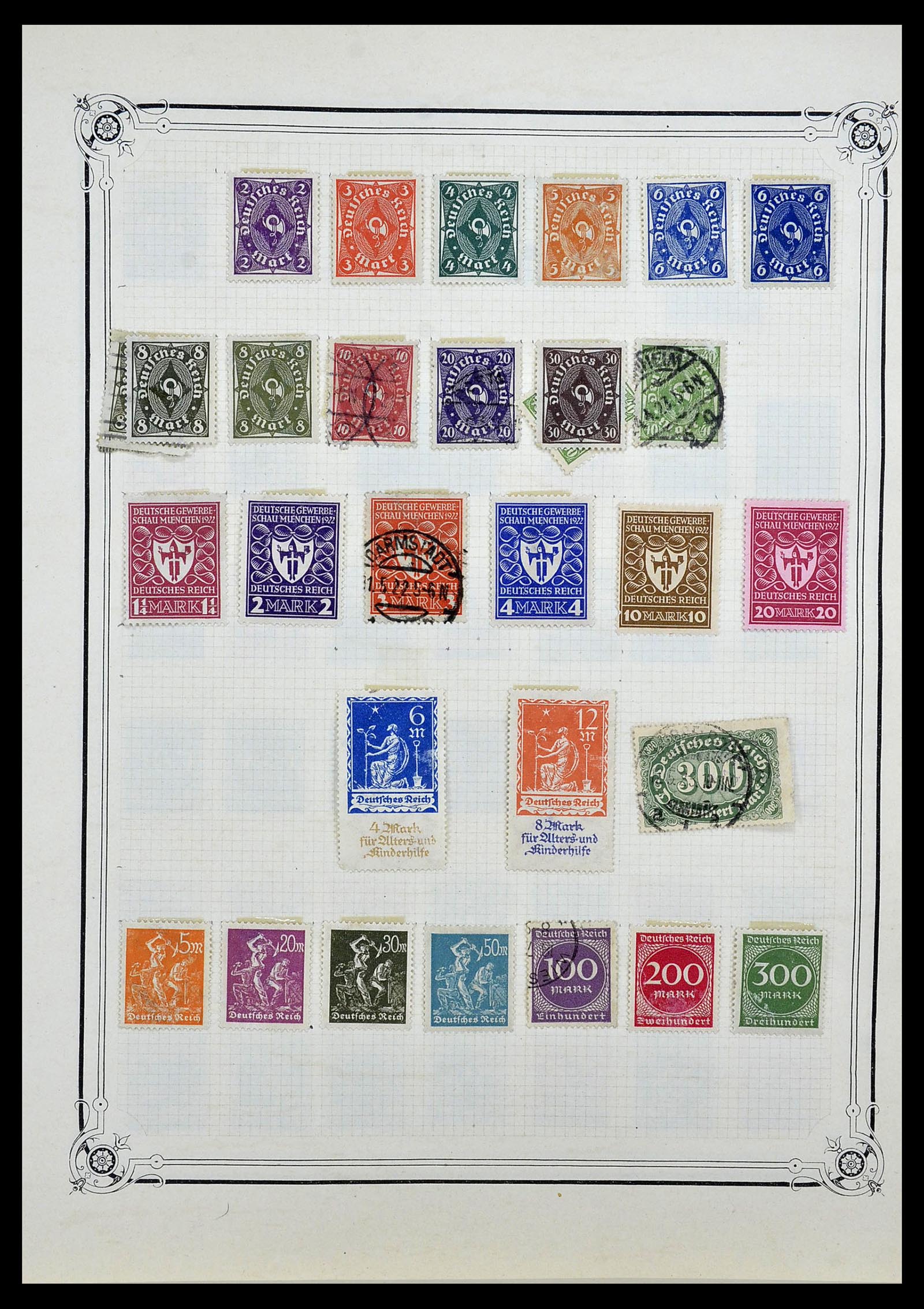 34140 0017 - Postzegelverzameling 34140 Wereld 1840-1930.