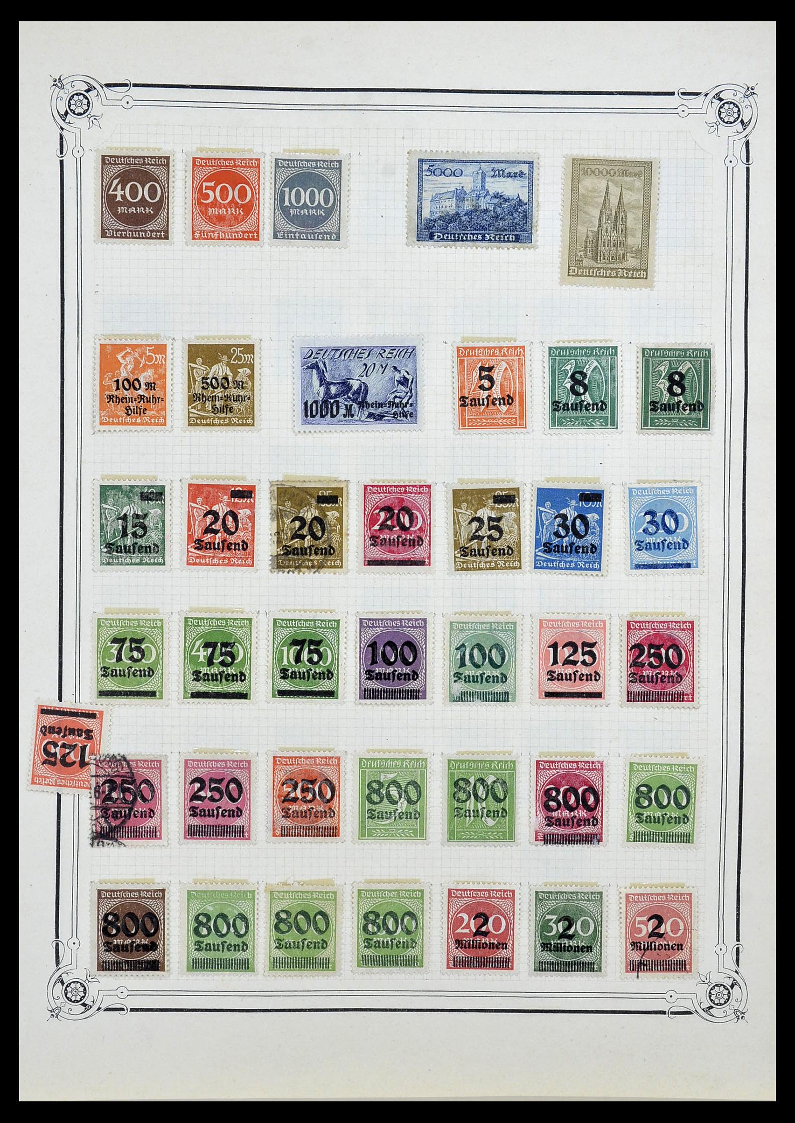 34140 0018 - Postzegelverzameling 34140 Wereld 1840-1930.