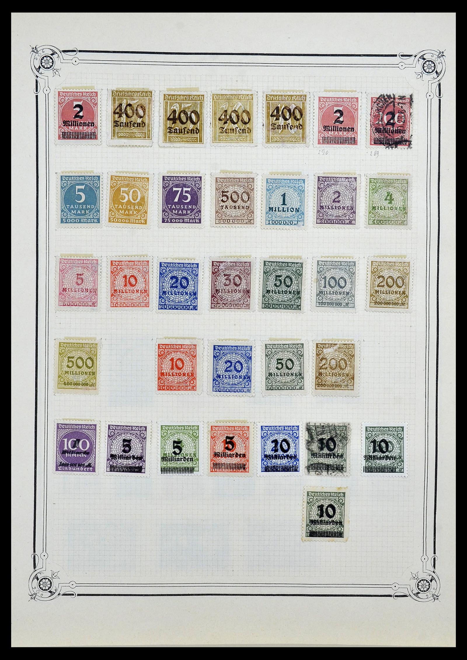 34140 0019 - Postzegelverzameling 34140 Wereld 1840-1930.