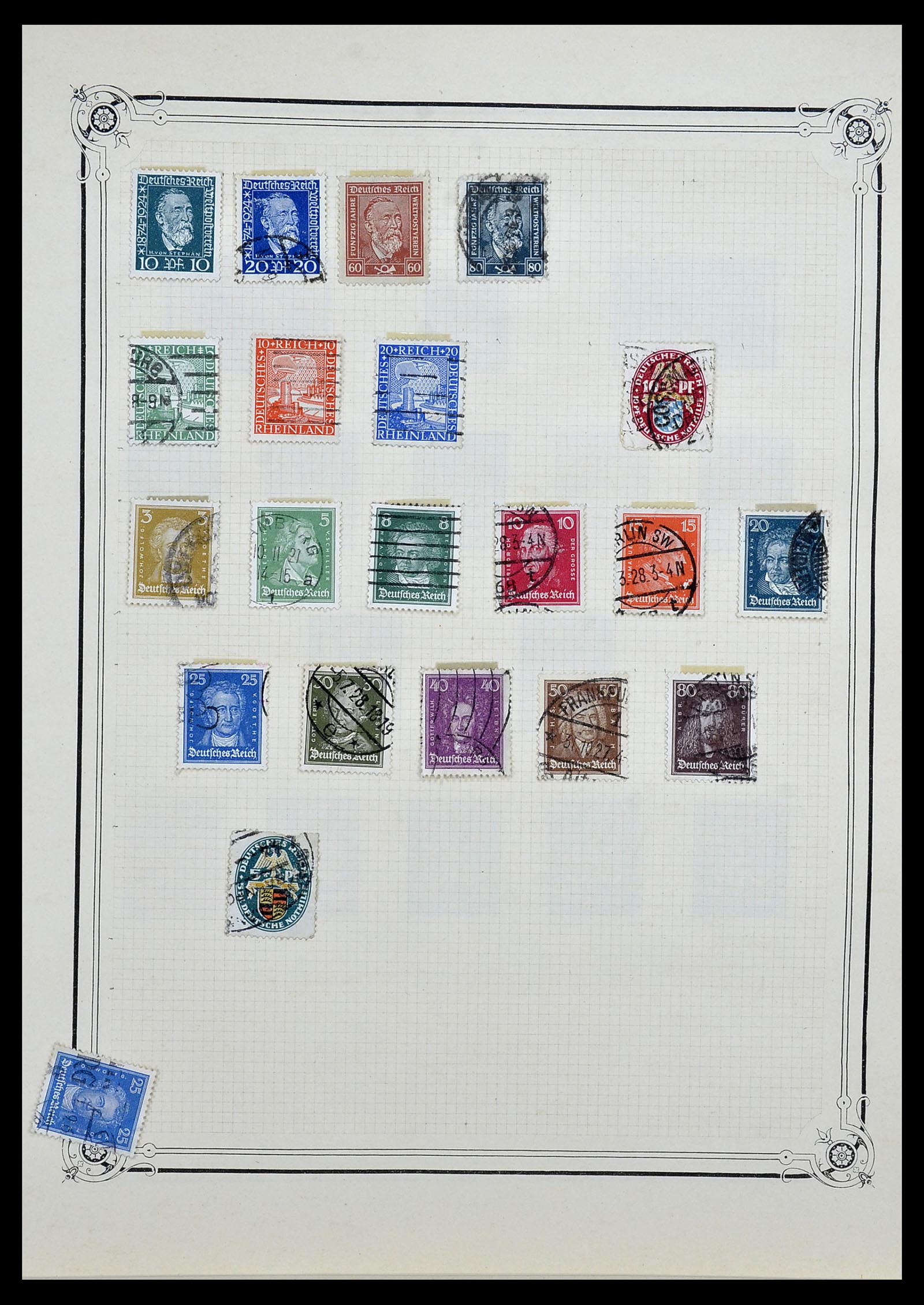 34140 0023 - Stamp collection 34140 World 1840-1930.