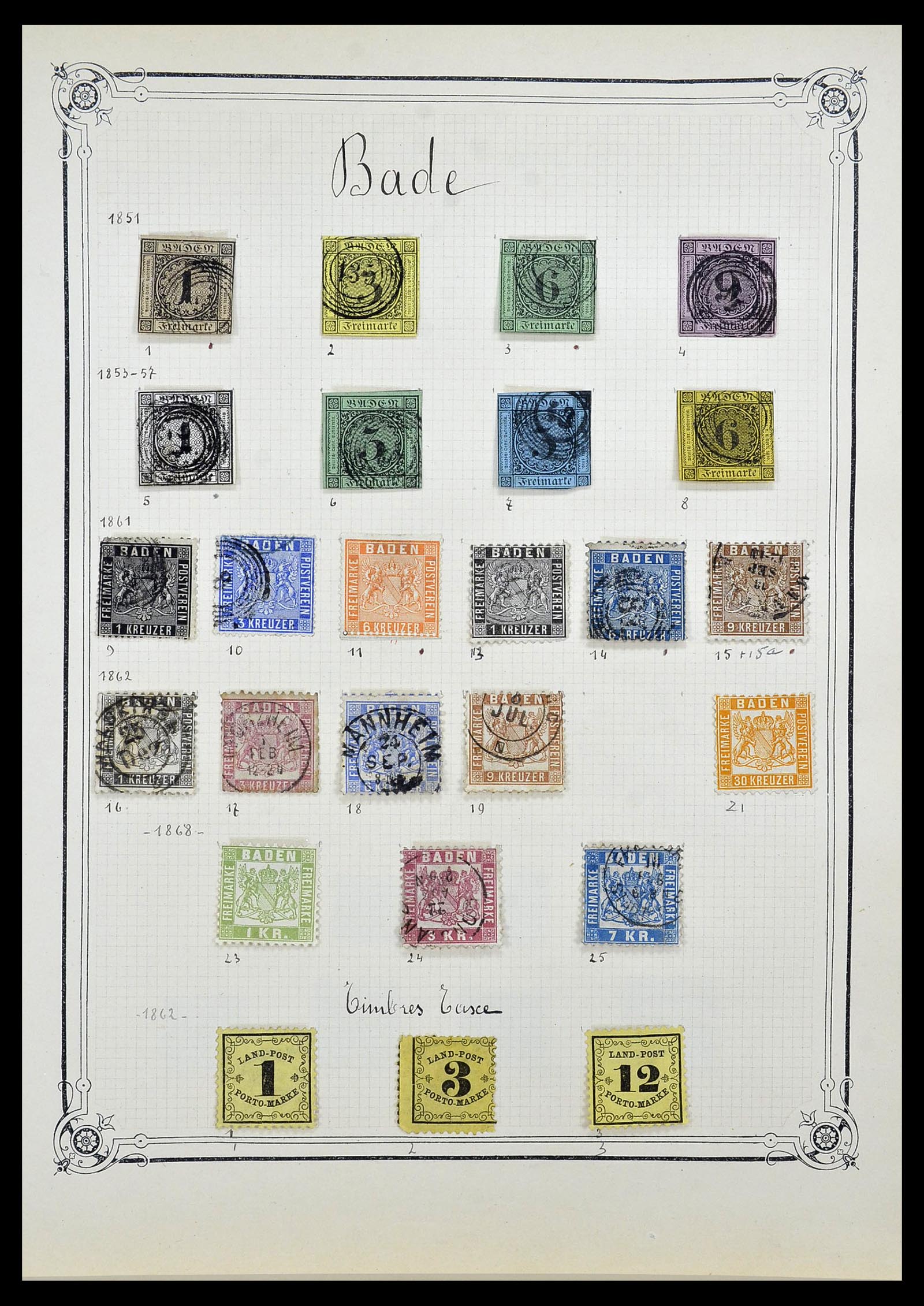 34140 0033 - Stamp collection 34140 World 1840-1930.