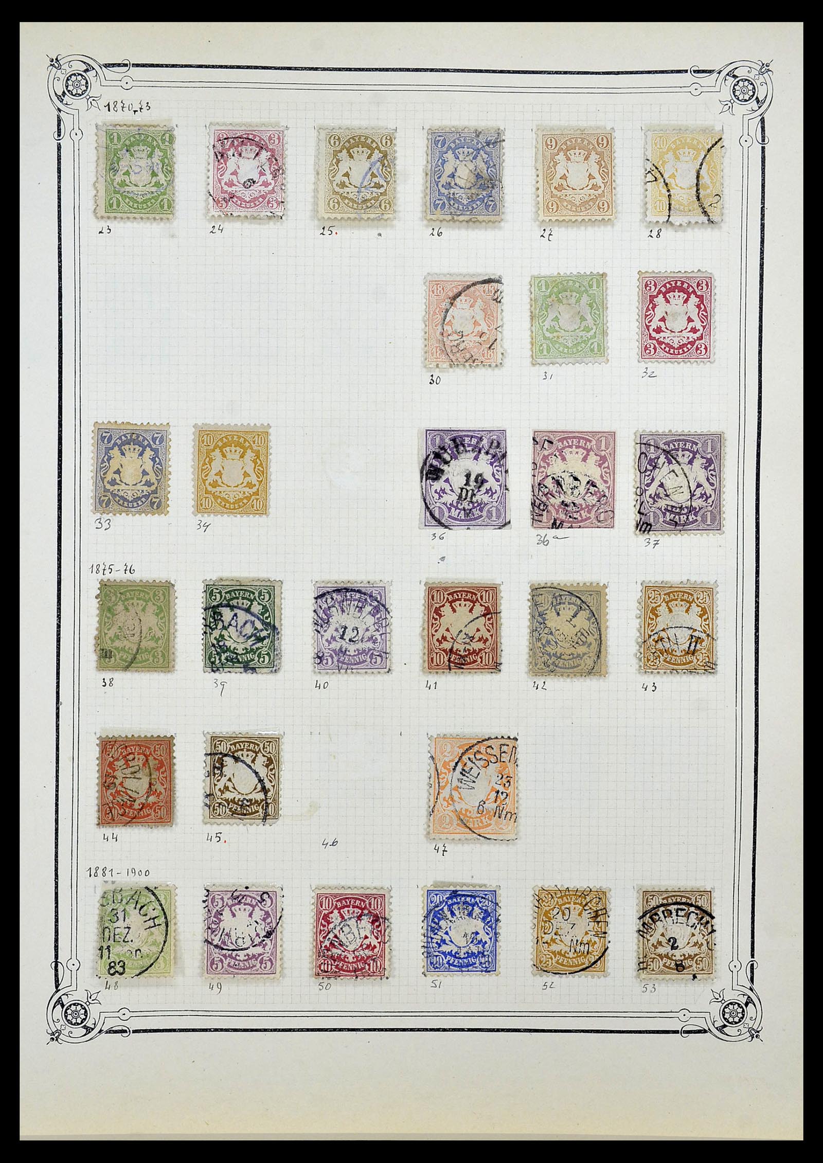 34140 0036 - Stamp collection 34140 World 1840-1930.