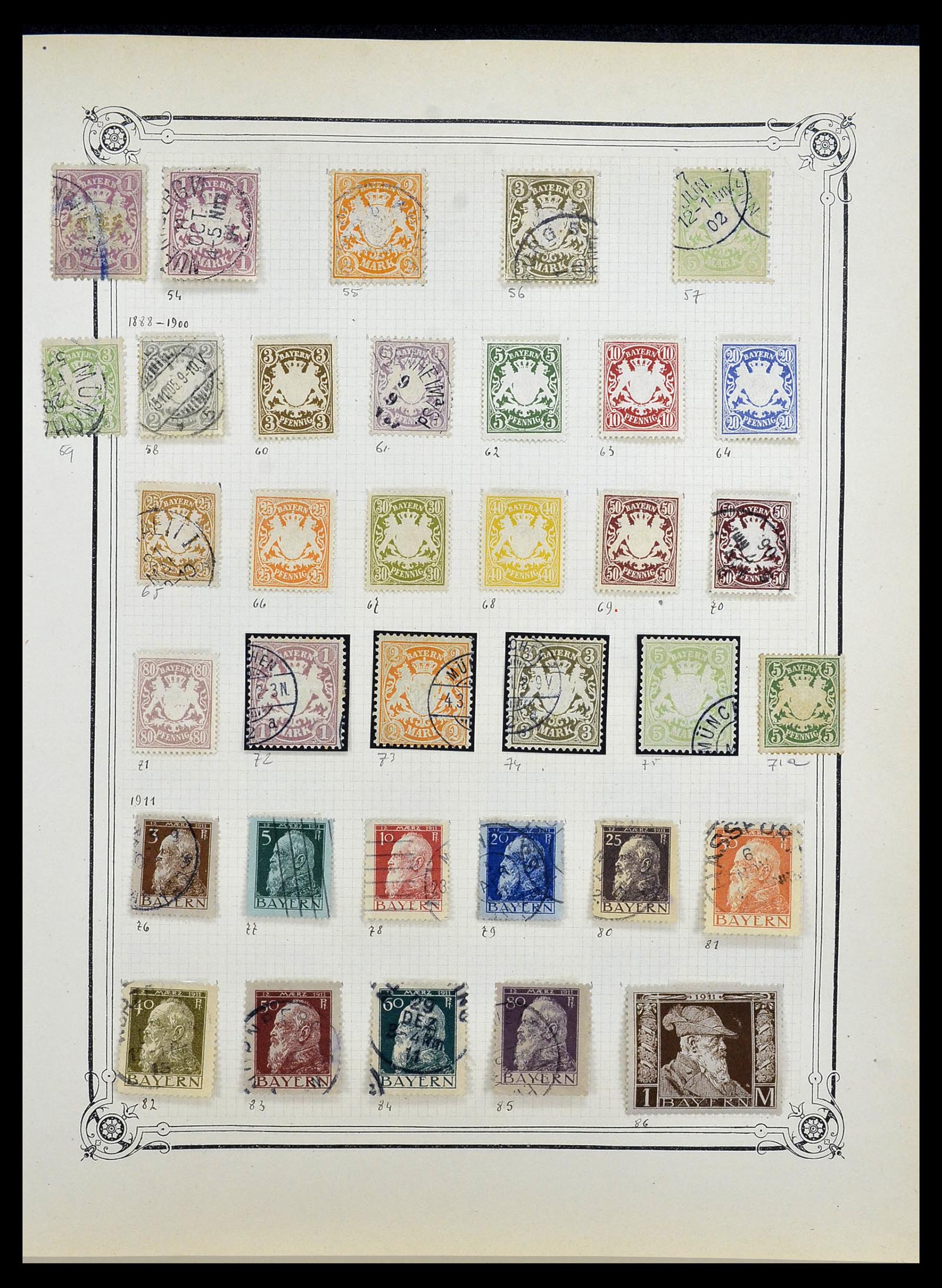 34140 0037 - Stamp collection 34140 World 1840-1930.