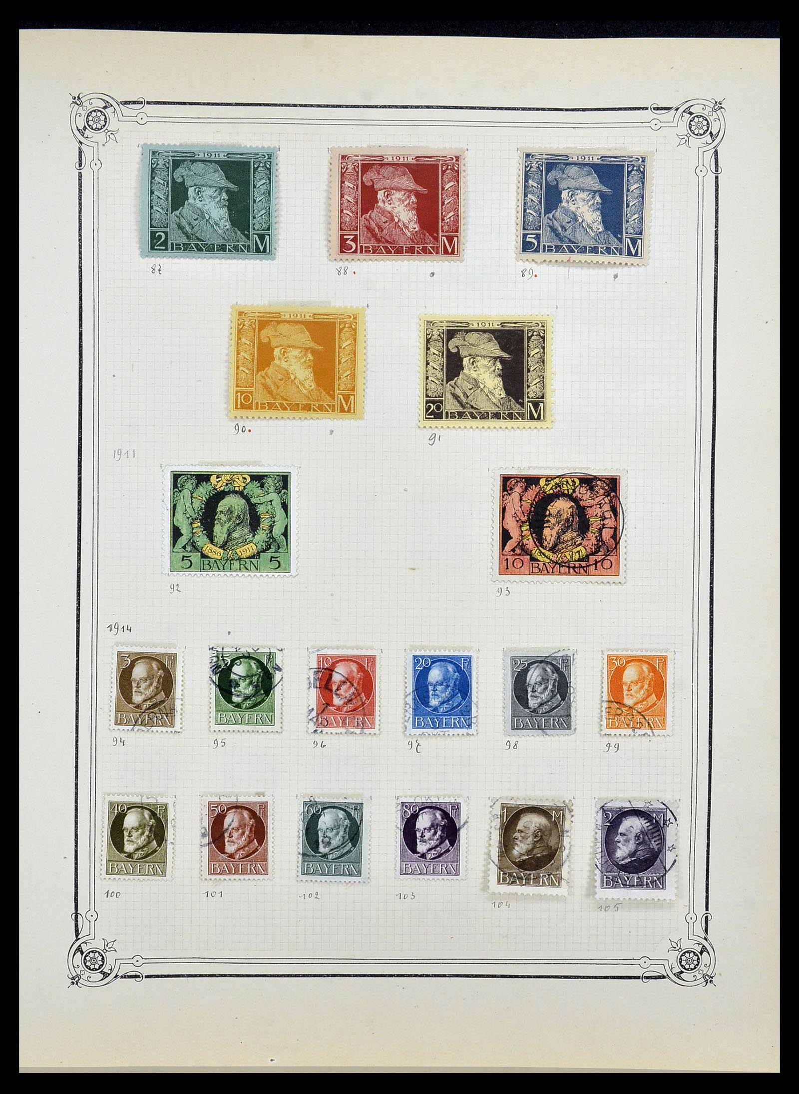 34140 0038 - Stamp collection 34140 World 1840-1930.