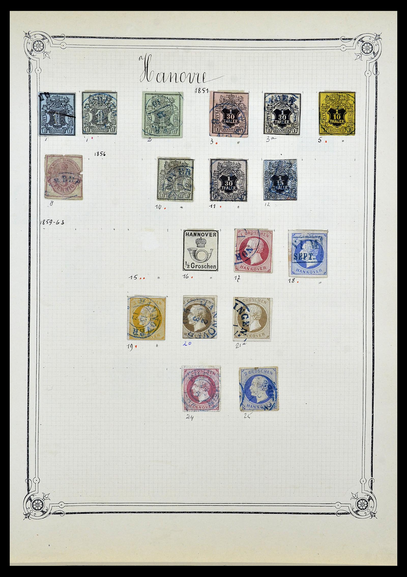 34140 0056 - Stamp collection 34140 World 1840-1930.