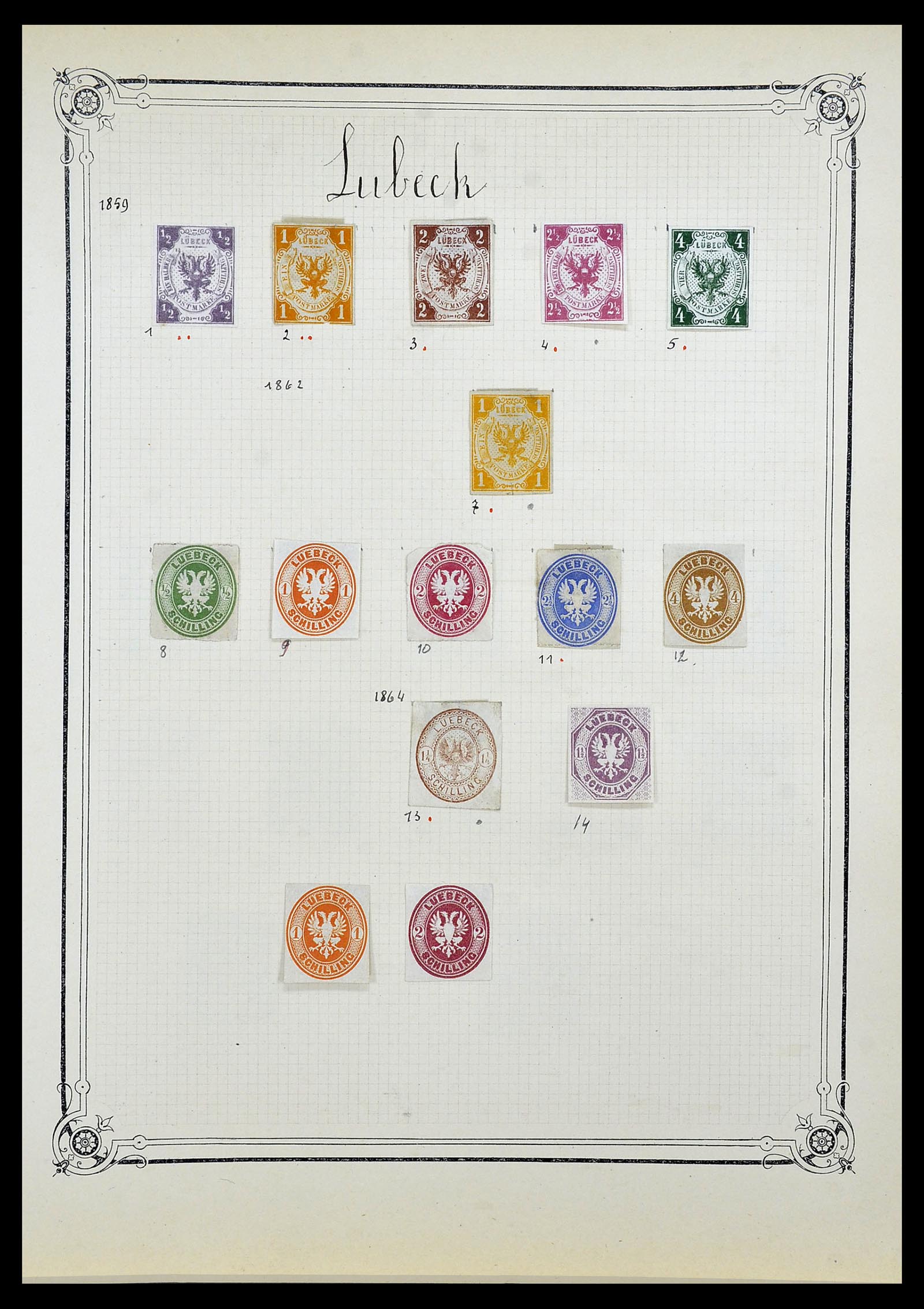 34140 0058 - Stamp collection 34140 World 1840-1930.