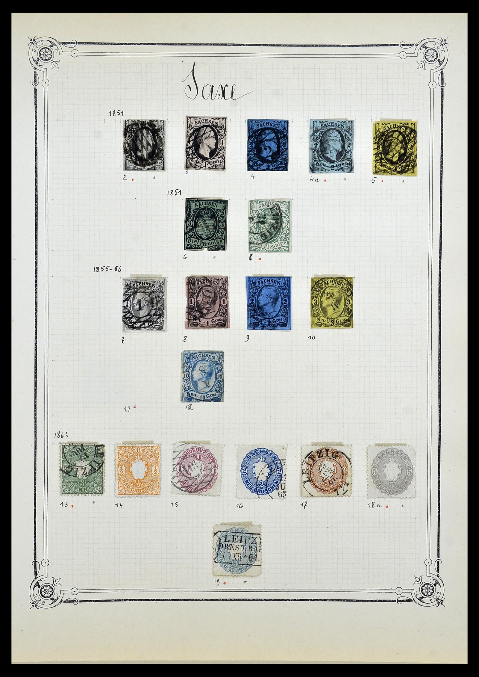 34140 0067 - Stamp collection 34140 World 1840-1930.
