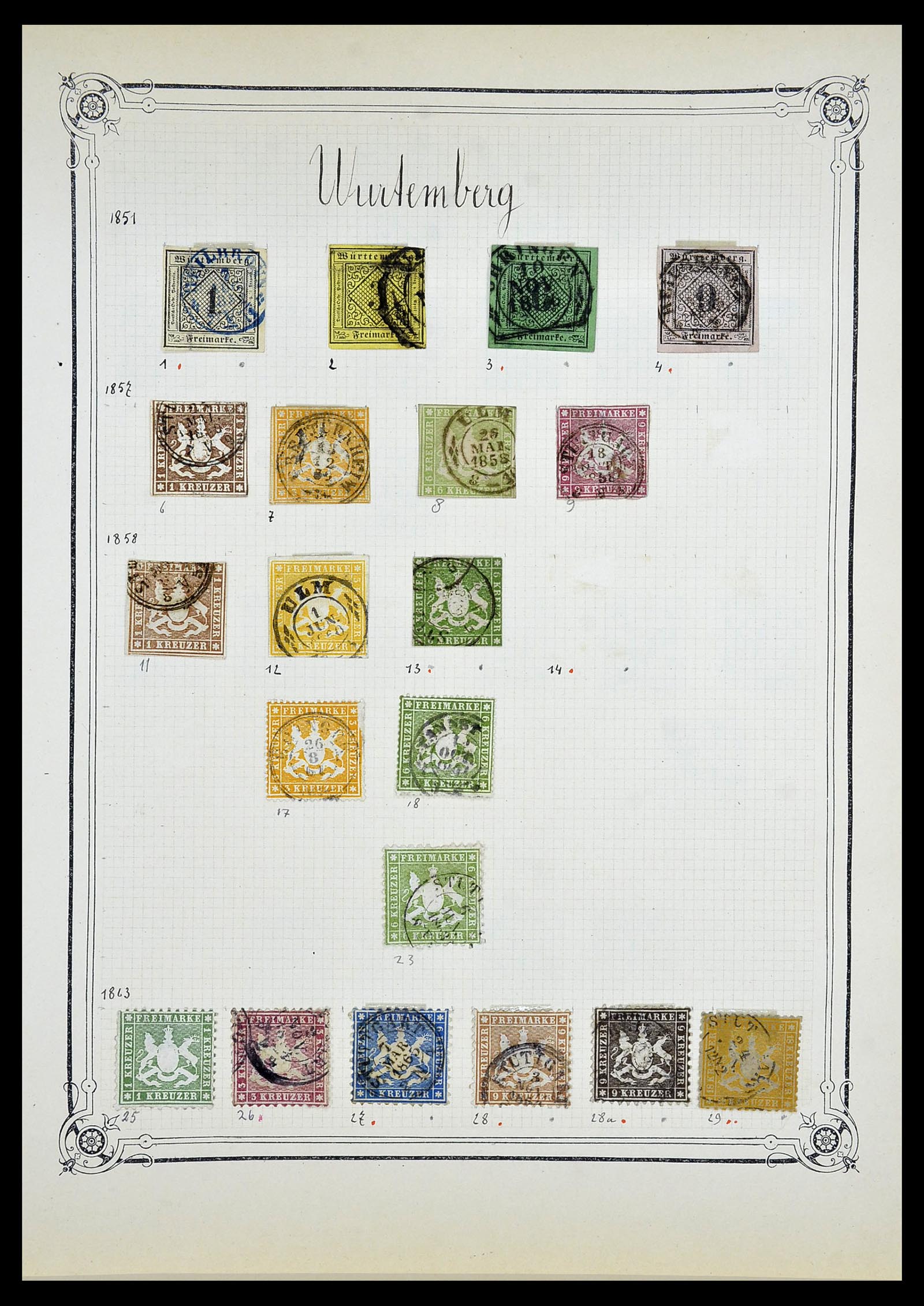 34140 0076 - Stamp collection 34140 World 1840-1930.
