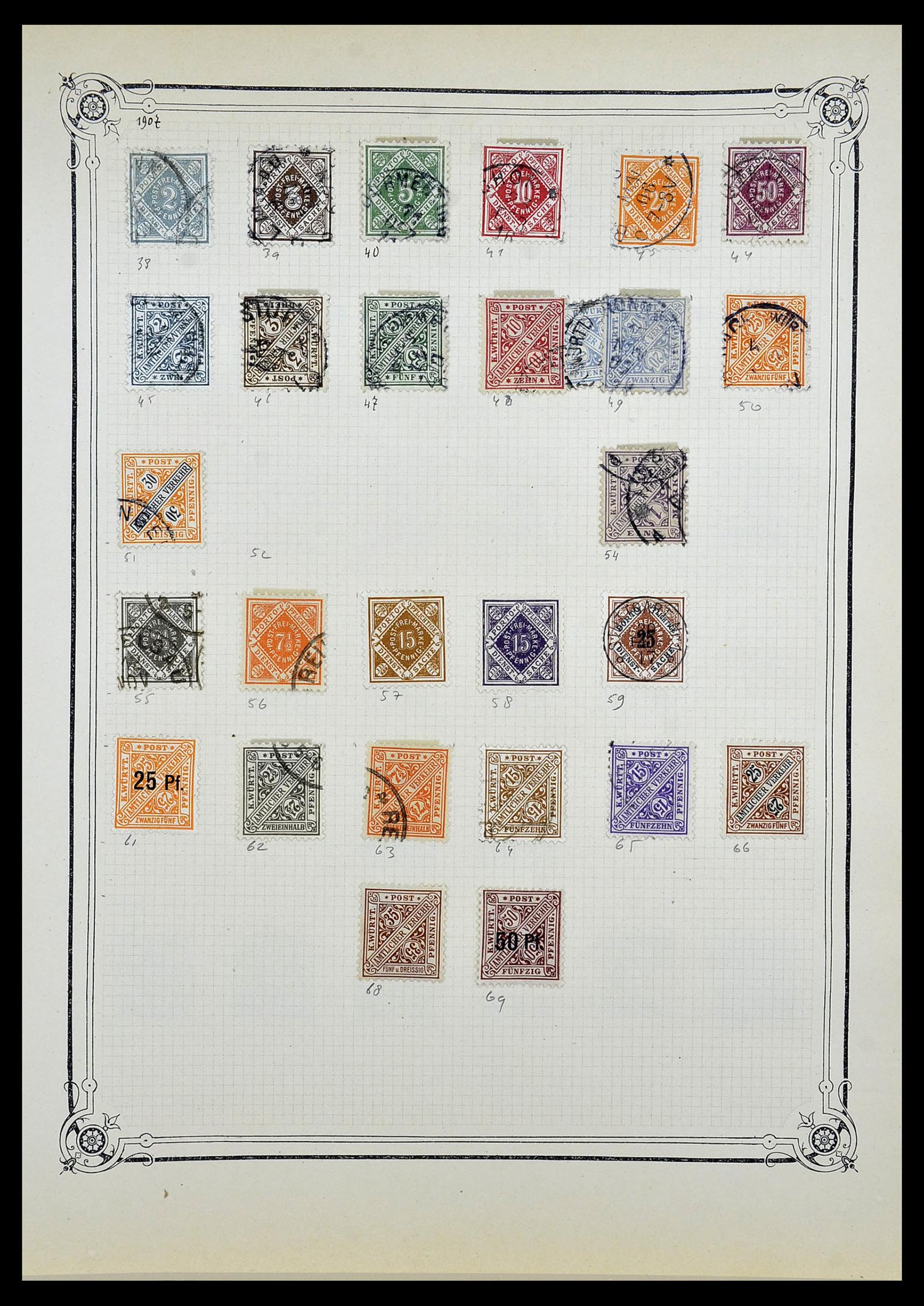 34140 0079 - Stamp collection 34140 World 1840-1930.