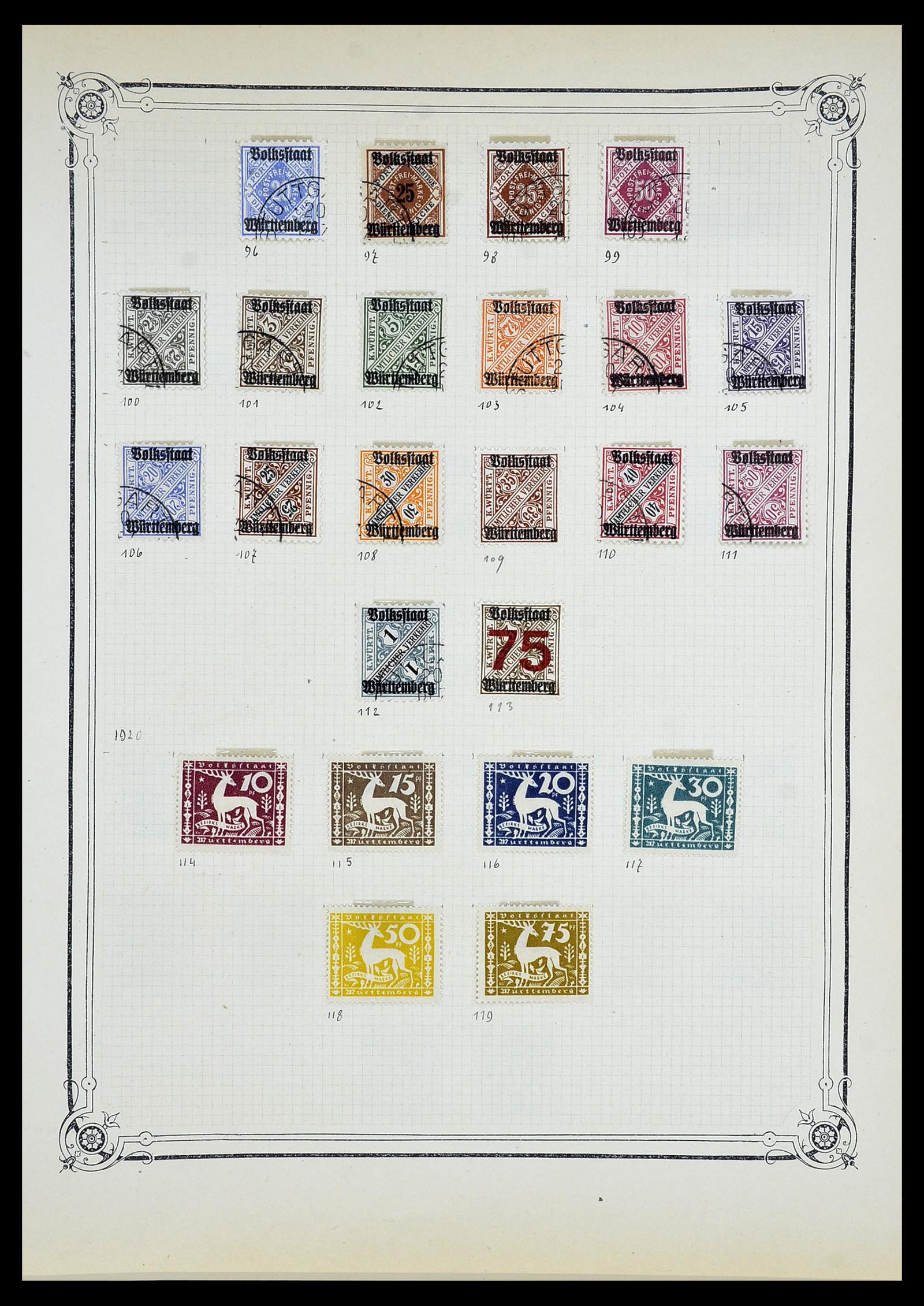 34140 0081 - Stamp collection 34140 World 1840-1930.