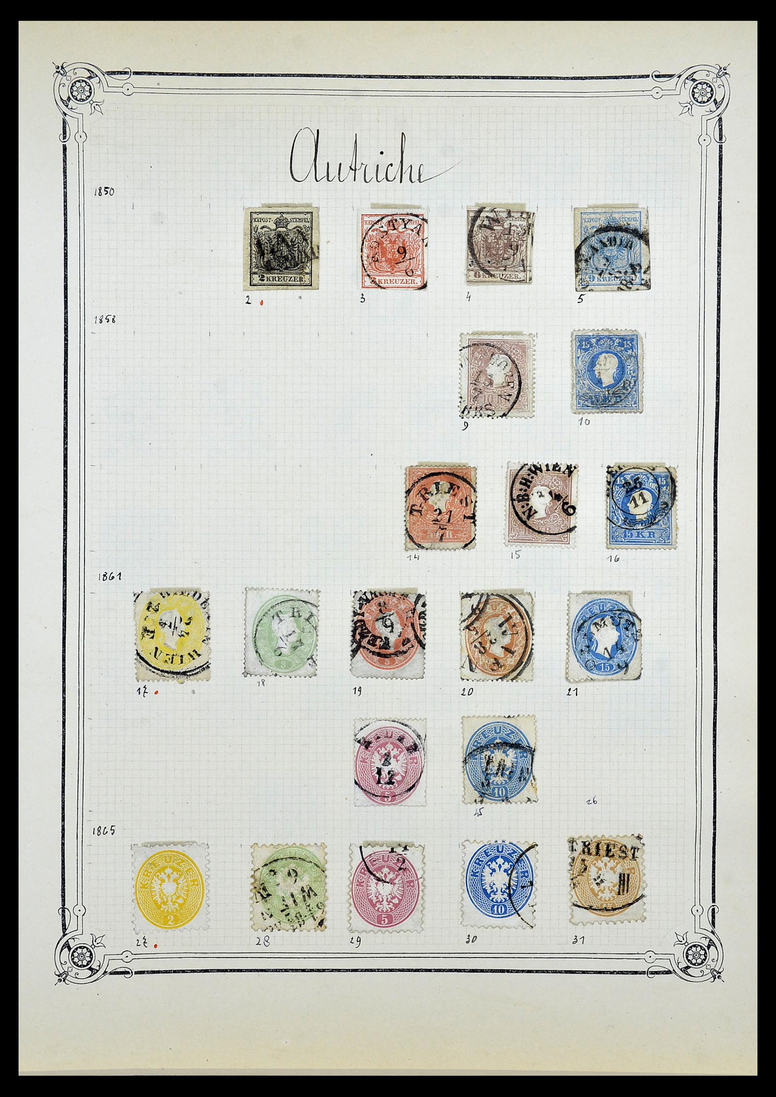 34140 0083 - Stamp collection 34140 World 1840-1930.