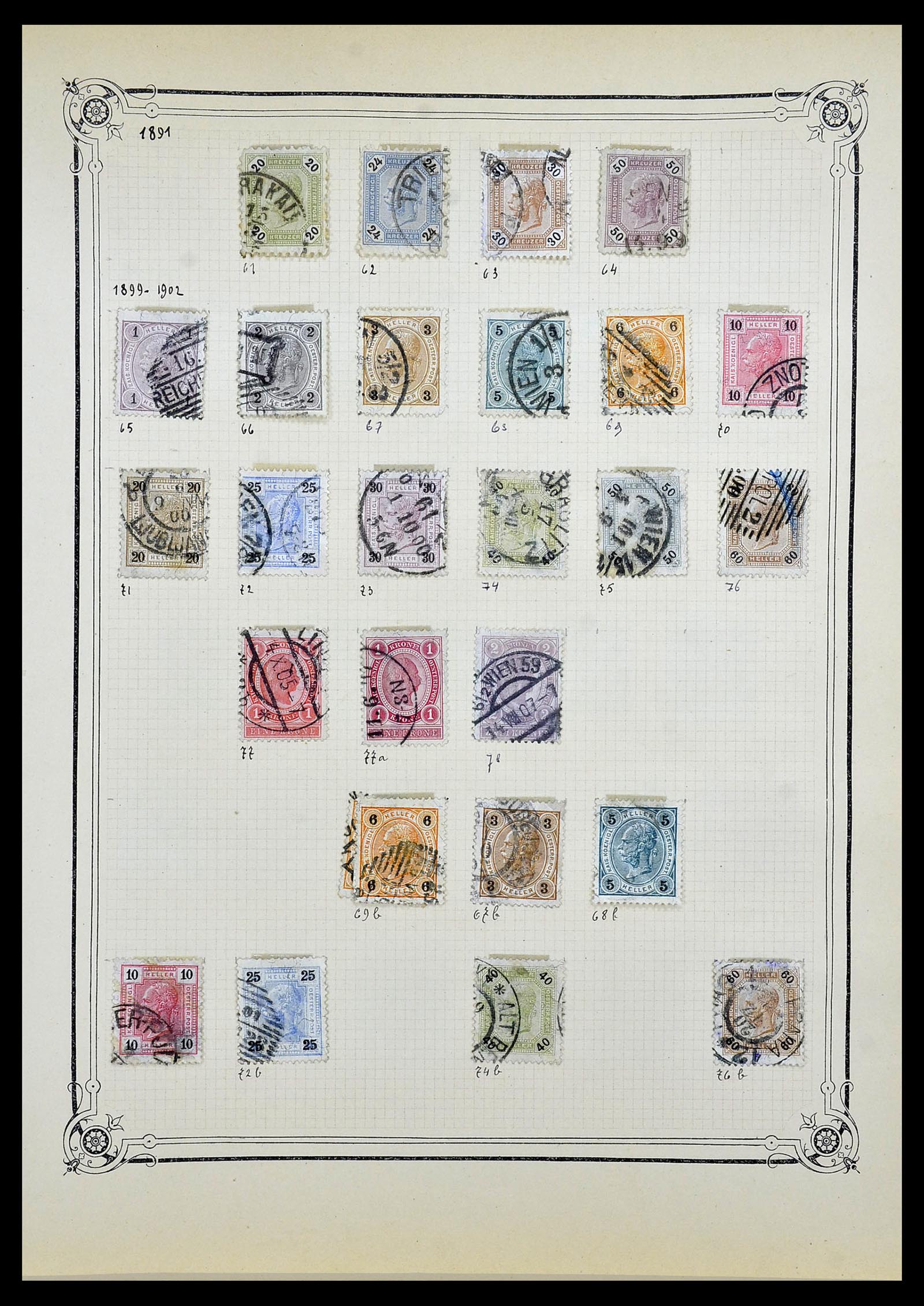 34140 0085 - Stamp collection 34140 World 1840-1930.