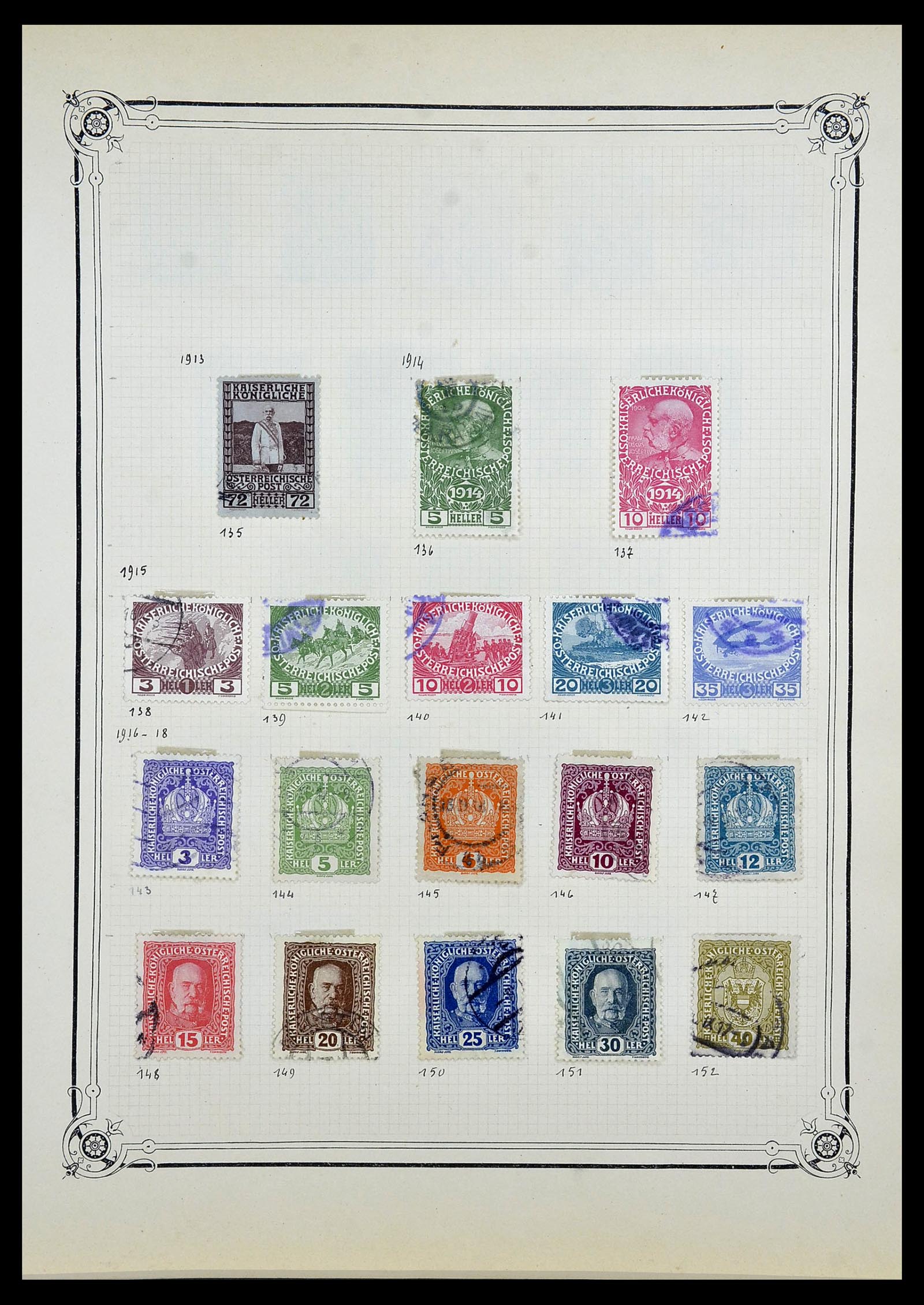 34140 0088 - Stamp collection 34140 World 1840-1930.