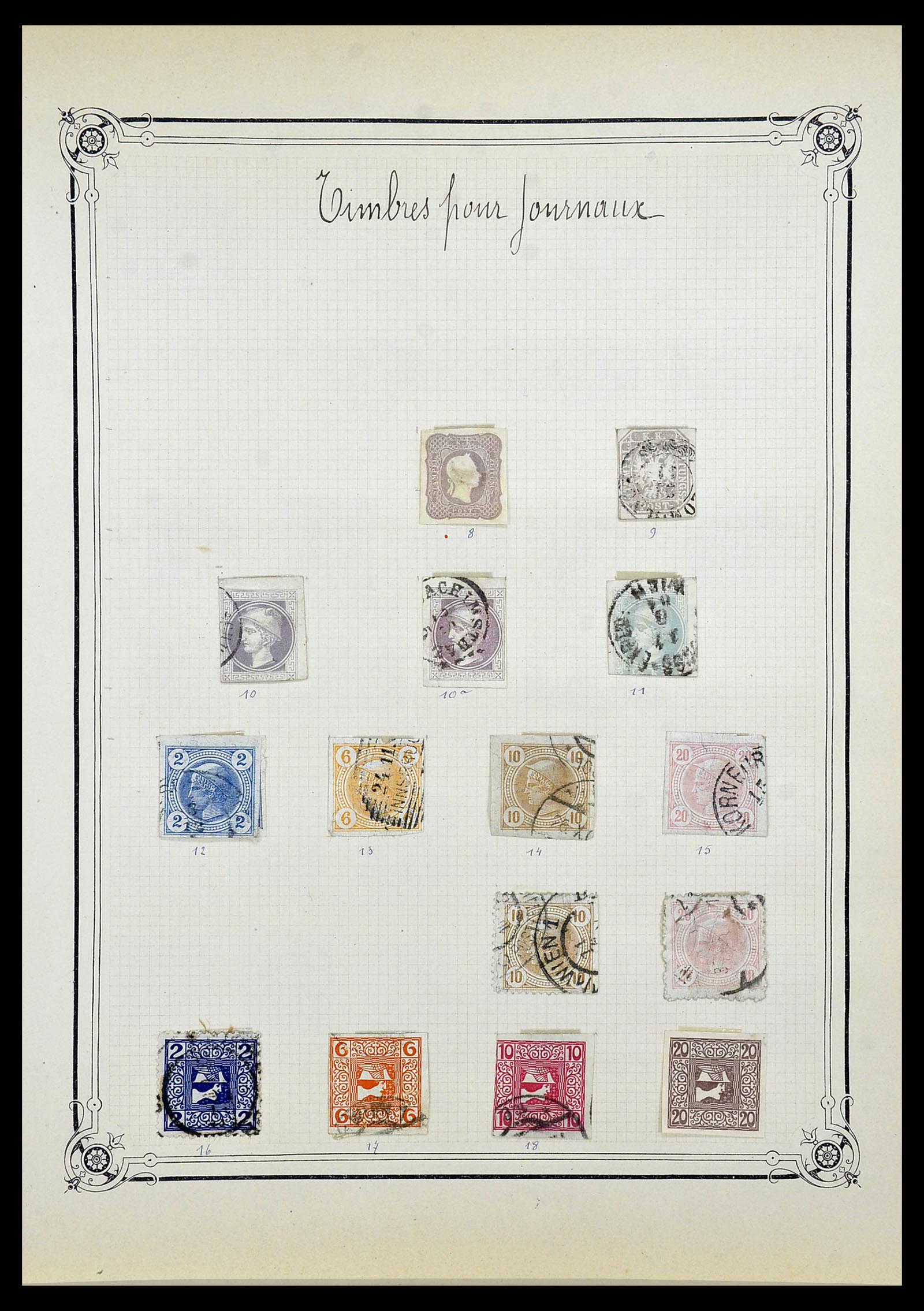 34140 0096 - Stamp collection 34140 World 1840-1930.
