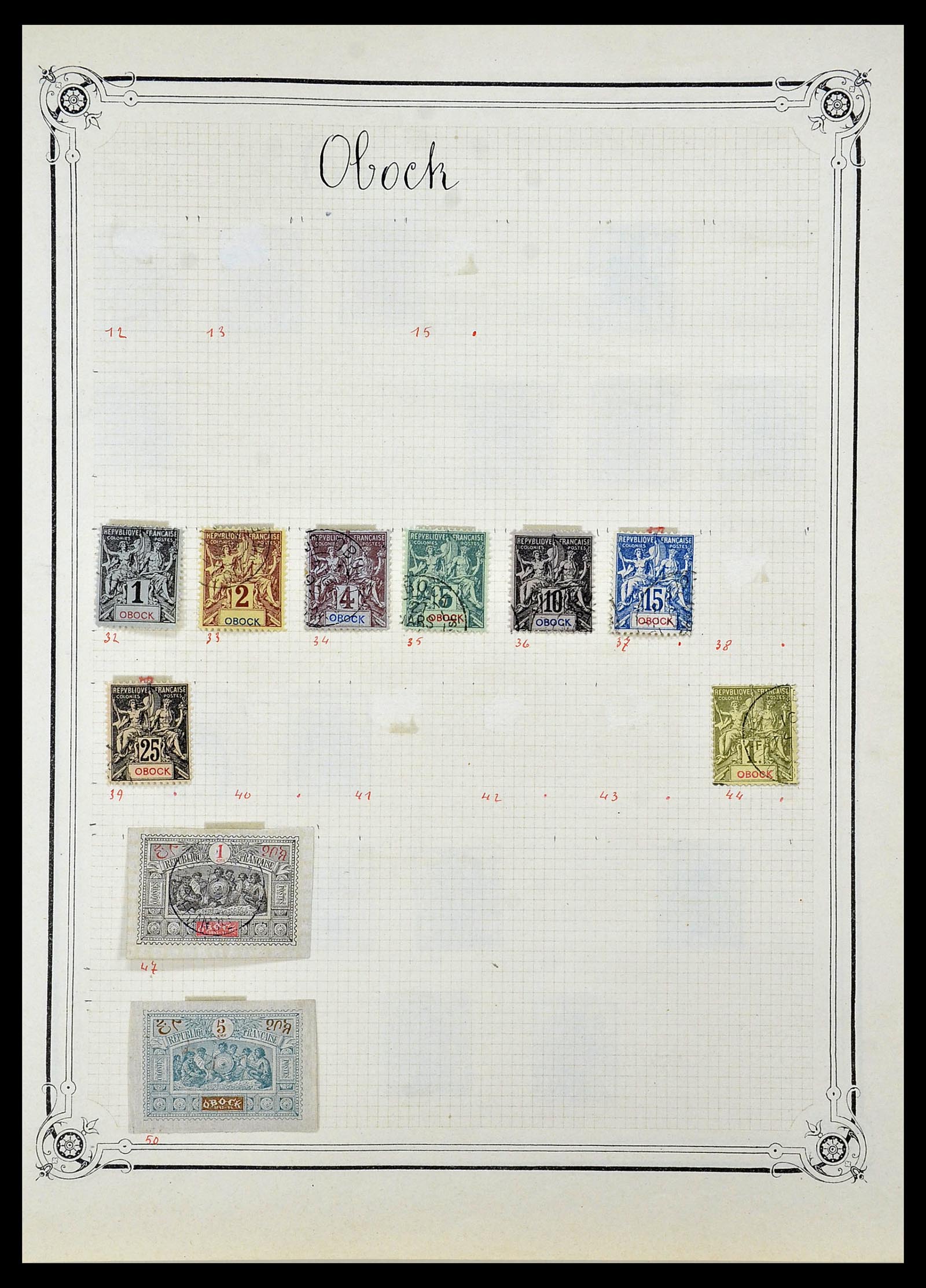34140 1035 - Stamp collection 34140 World 1840-1930.