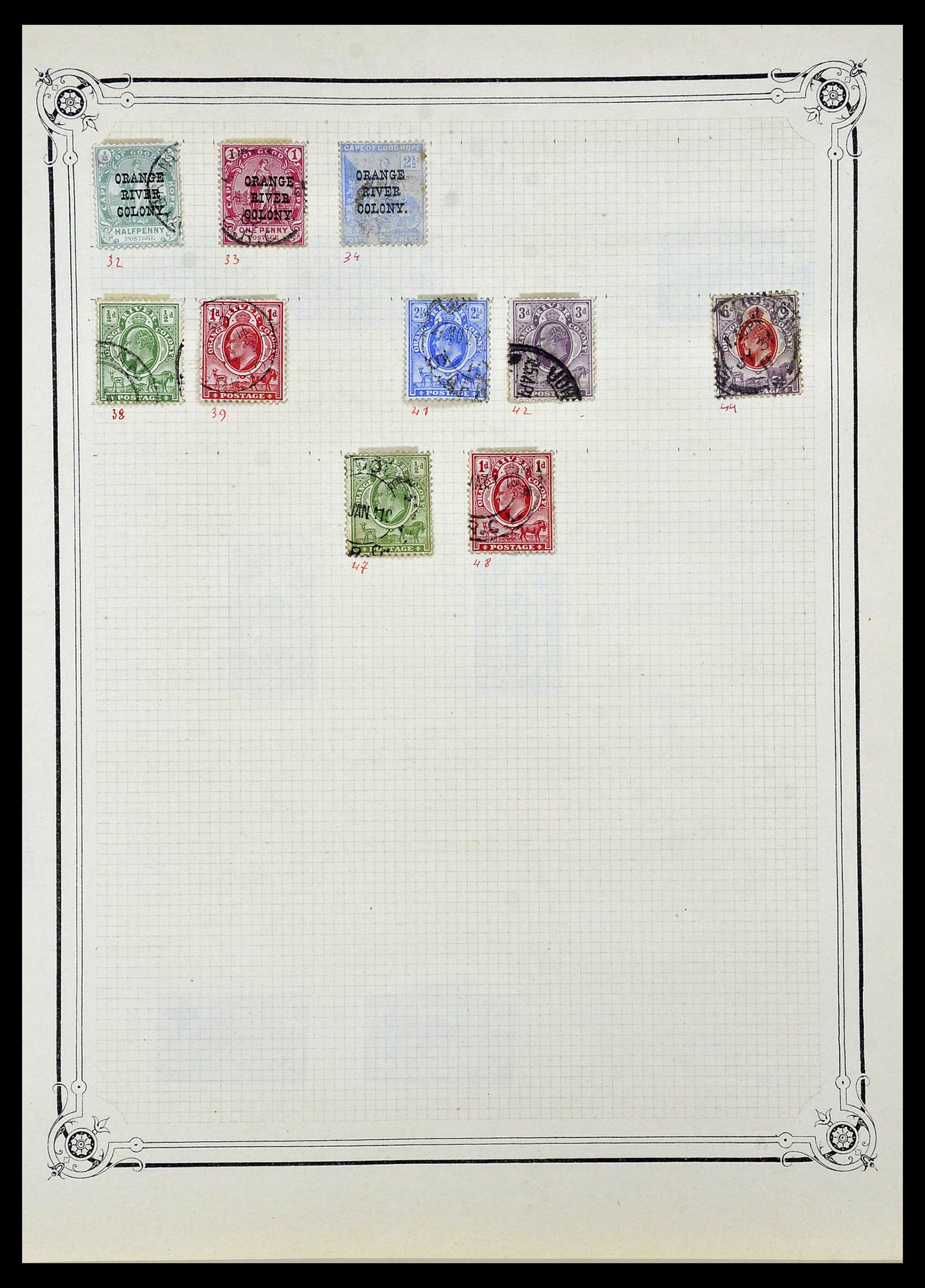 34140 1037 - Stamp collection 34140 World 1840-1930.