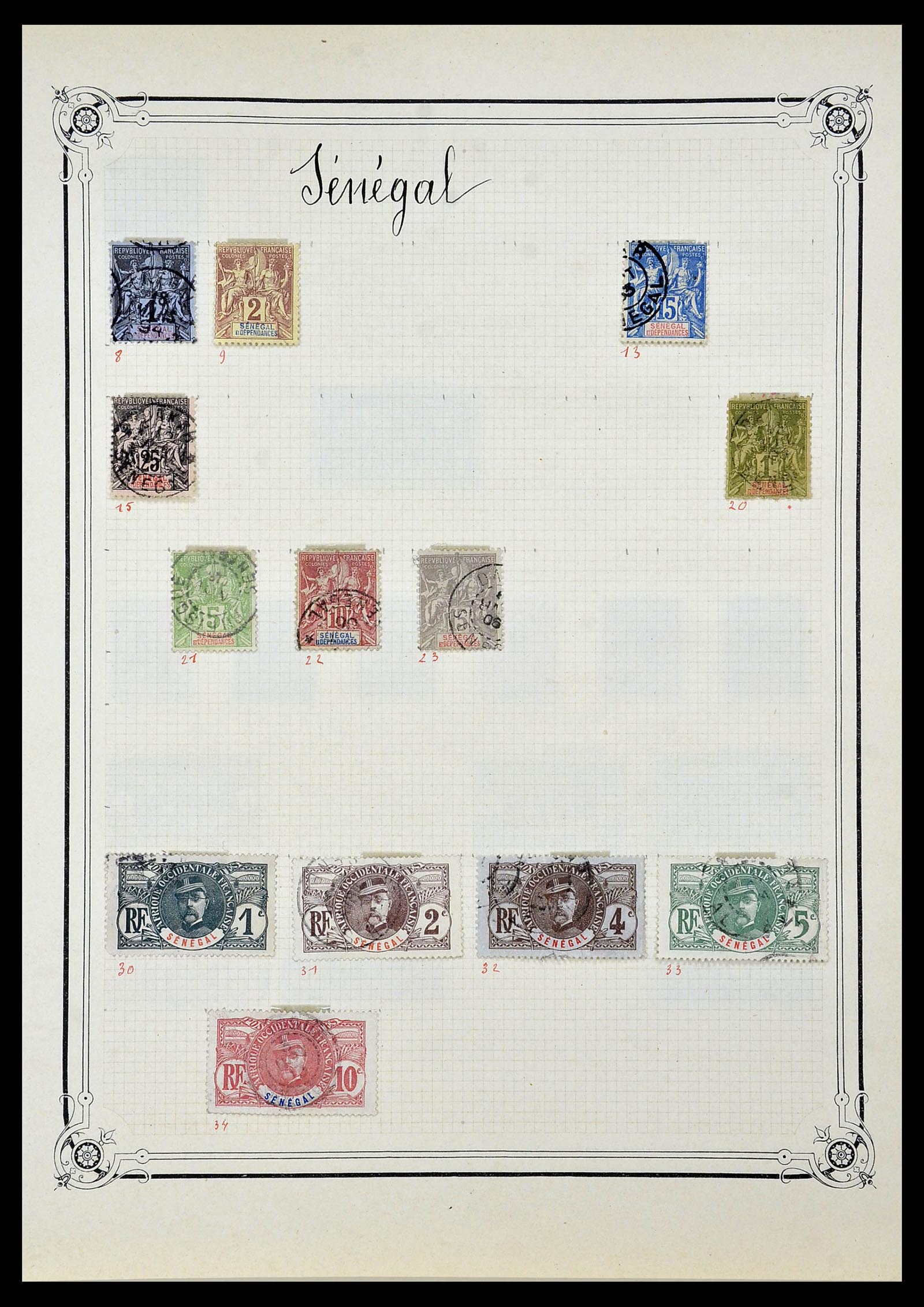 34140 1049 - Stamp collection 34140 World 1840-1930.