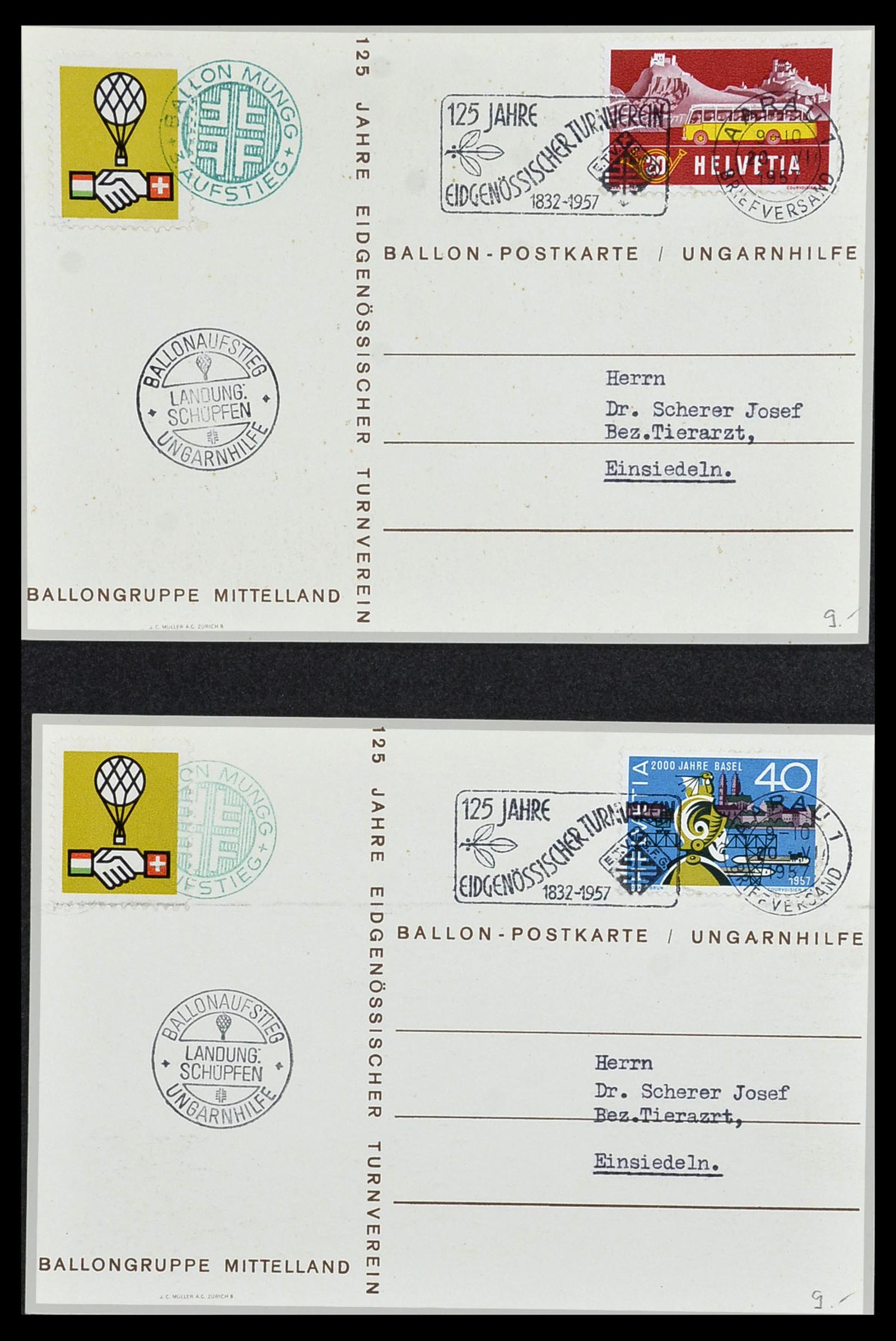 34141 061 - Stamp collection 34141 Switzerland airmail covers 1920-1960.