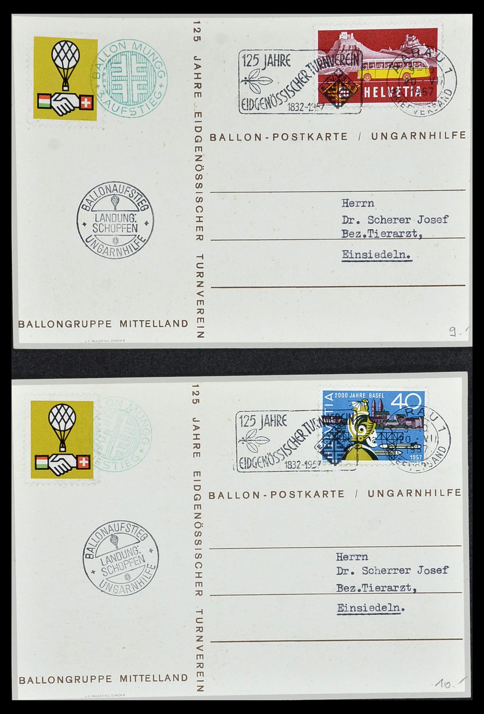 34141 062 - Stamp collection 34141 Switzerland airmail covers 1920-1960.