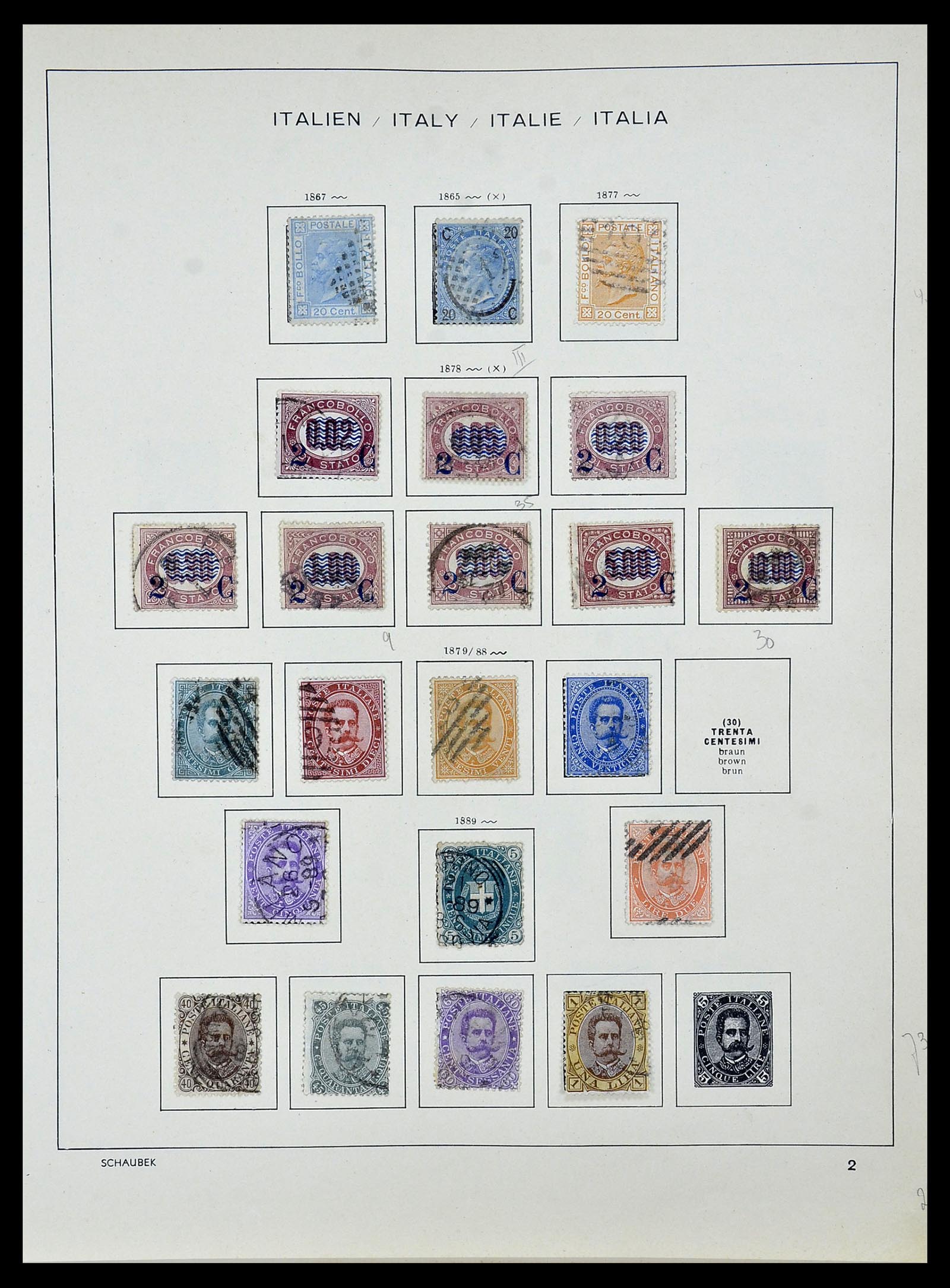 34142 002 - Stamp collection 34142 Italy 1861-1944.